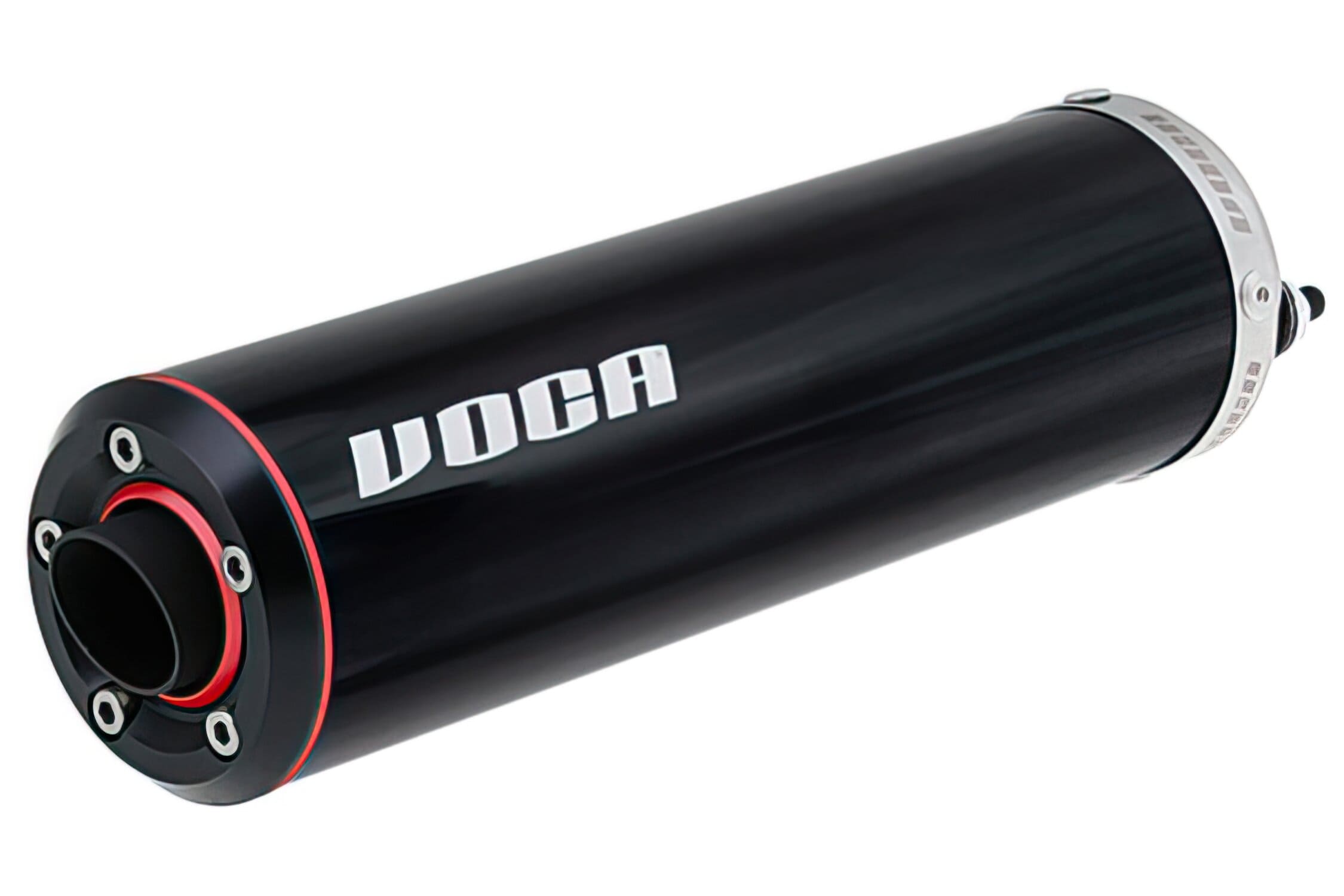 VCR-RD30300/BK VOCA Evo style disc silencer, red / black