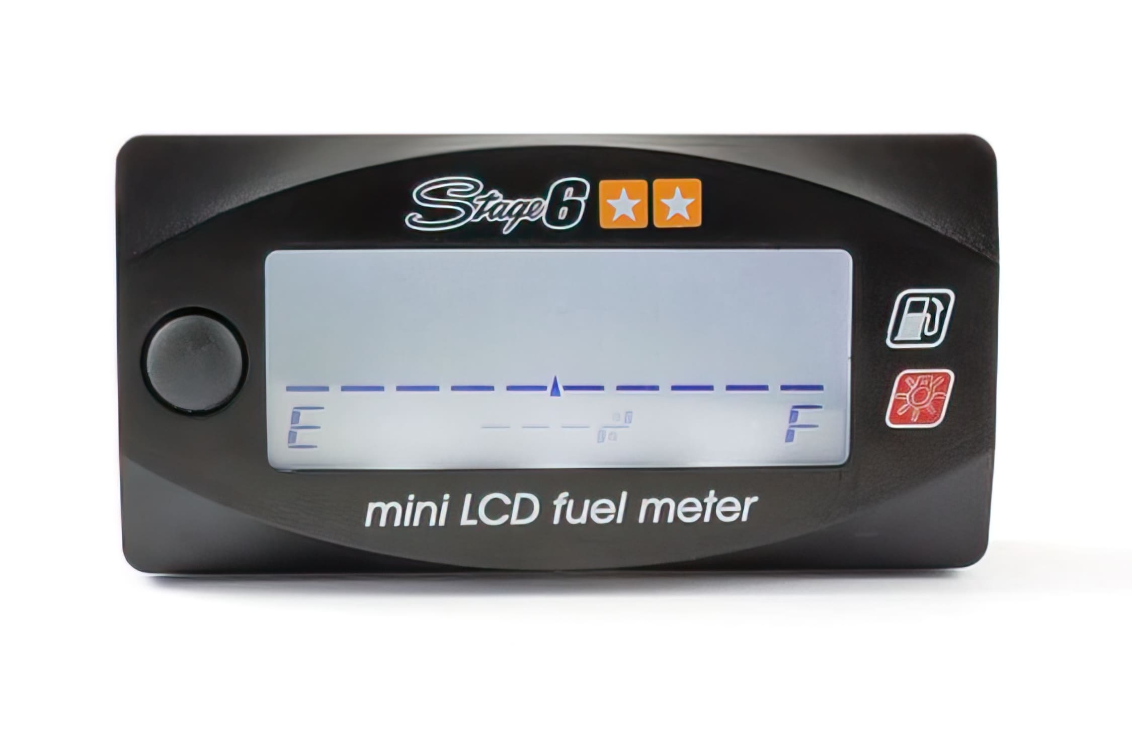 S6-4036/BK Indicatore Livello Carburante Mini Stage6 MK2 digitale nero, COD: S6-4036/BK