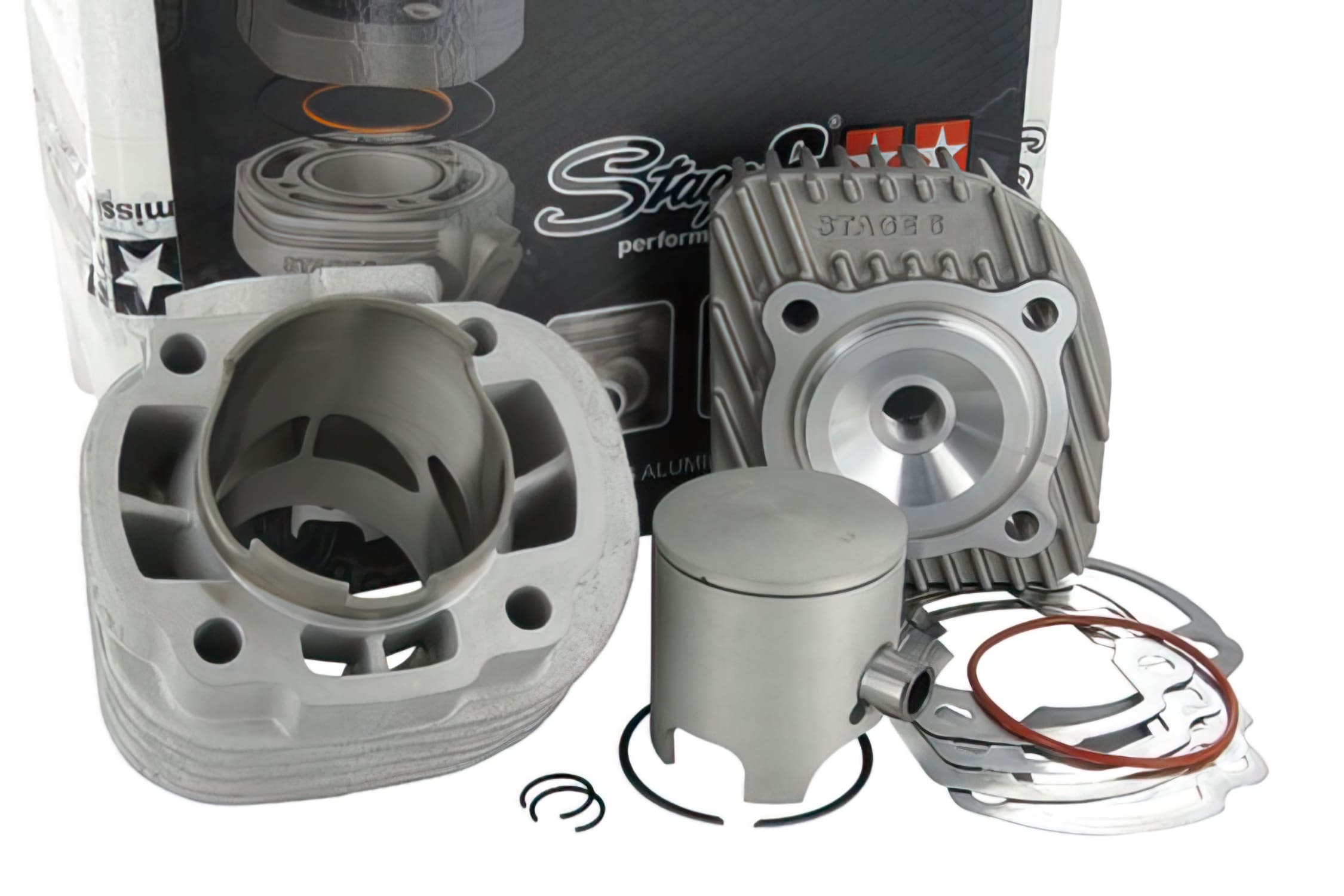 s6-7419502 gruppo termico stage6 racing 70cc mkii, spinotto 12mm, china 2-tempi (china 2t/generic), COD: S6-7419502