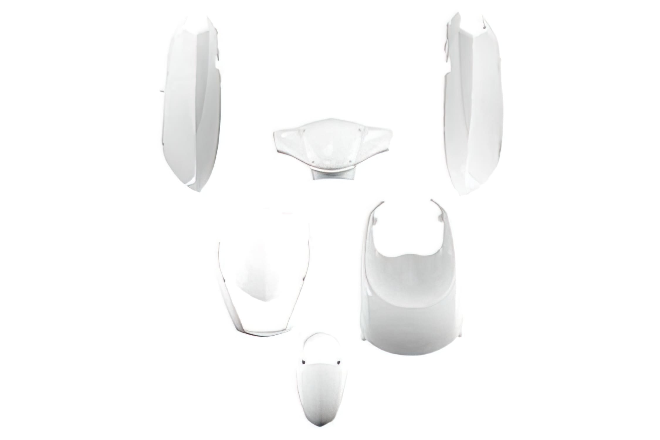 STR-931/WH Kit carena 6 pezzi bianco Peugeot Kisbee fino 2017, COD: STR-931/WH