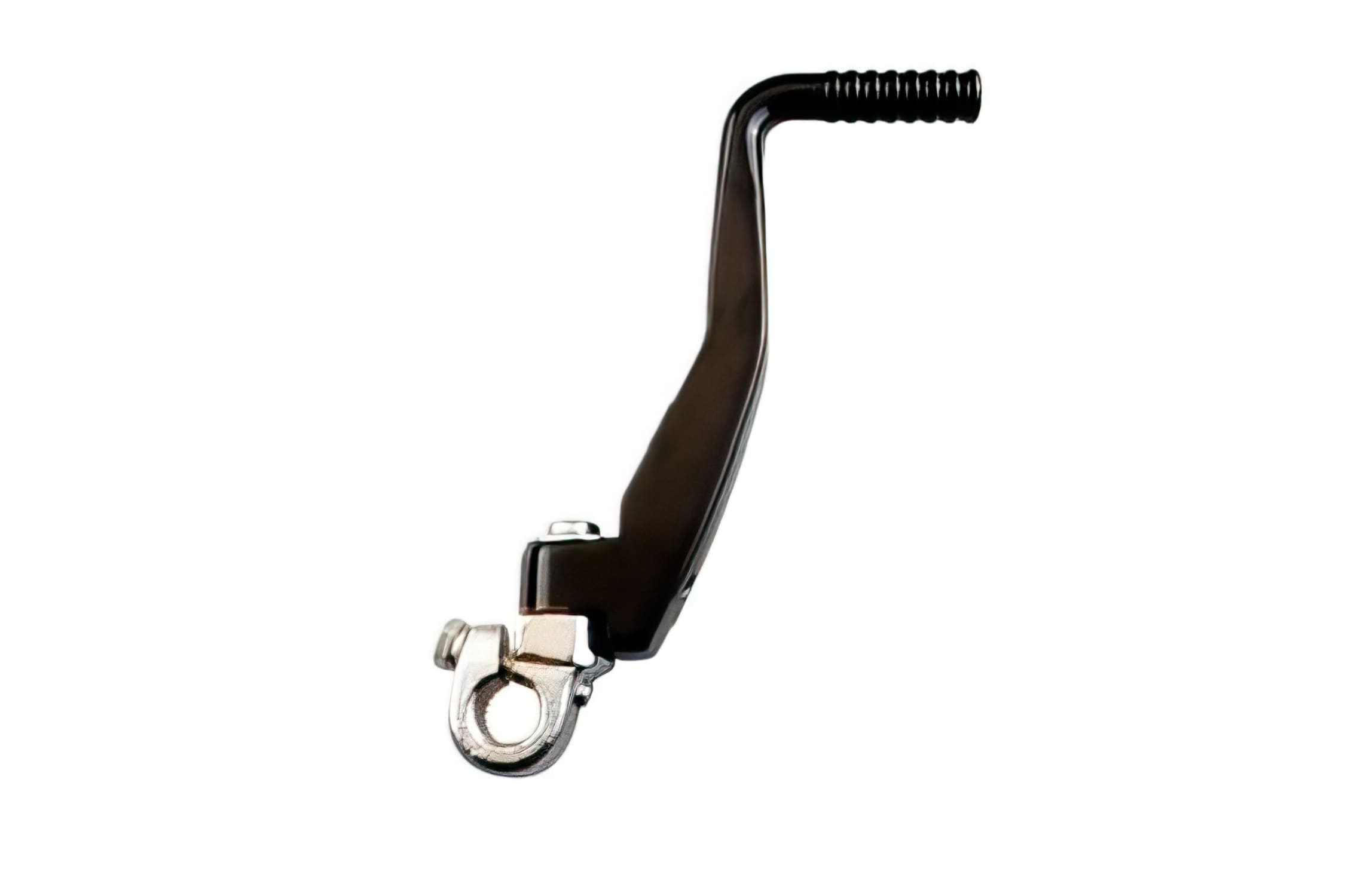 STR-020.30/BK Pedivella Avviamento acciaio / alu nero Derbi, COD: STR-020.30/BK