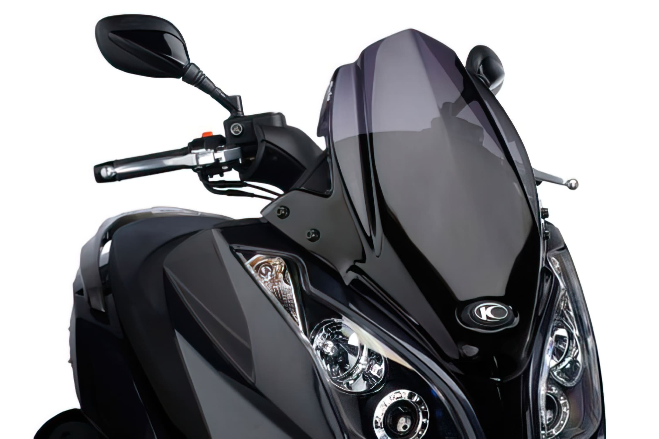 PU5522F Parabrezza Puig V-Techline Sport, sfumato intenso, Yamaha T--Max 500cc '08-11