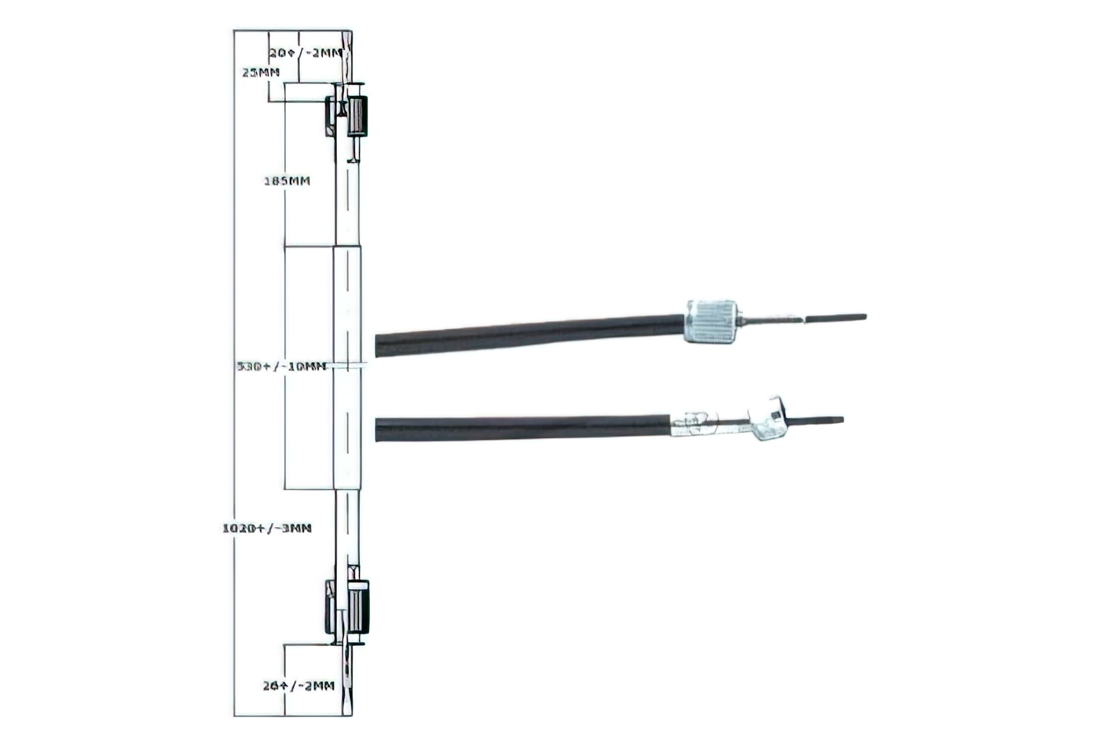L-SA89743 Cavo contachilometri Peugeot Kisbee, COD: L-SA89743