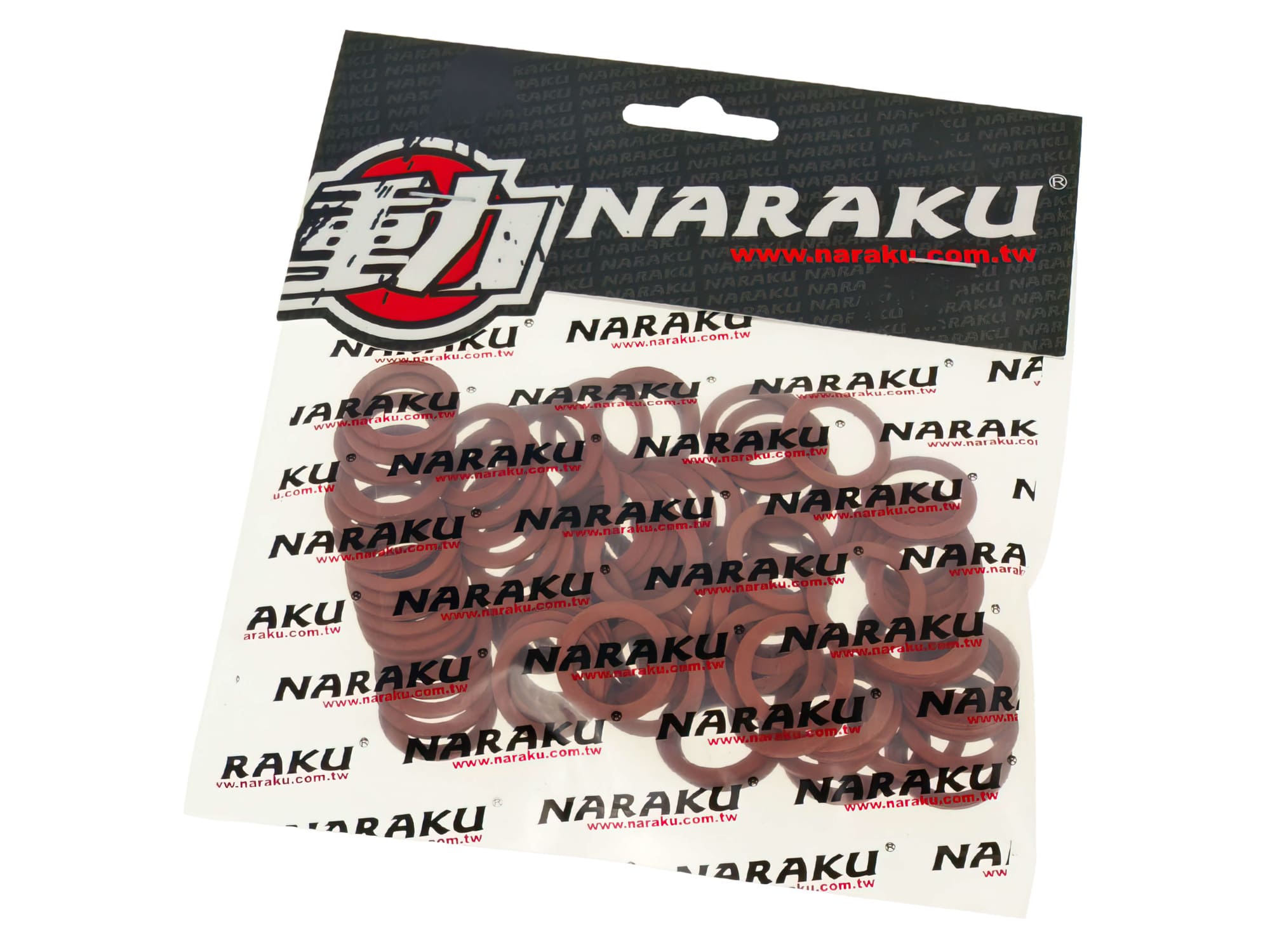 NK150.56-100 Rondelle in fibra Naraku 14x20x1mm - 100 pezzi