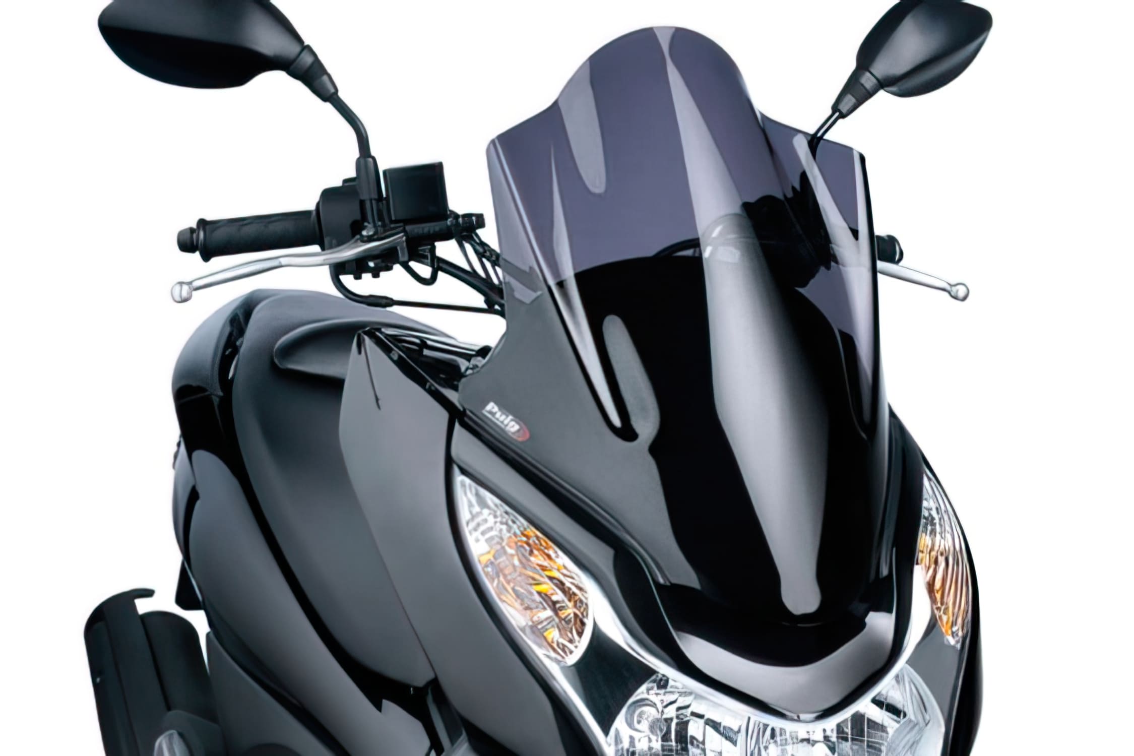 PU5569F Puig V-Techline Windshield, Intense Smoke, Honda PCX 125cc 10-13