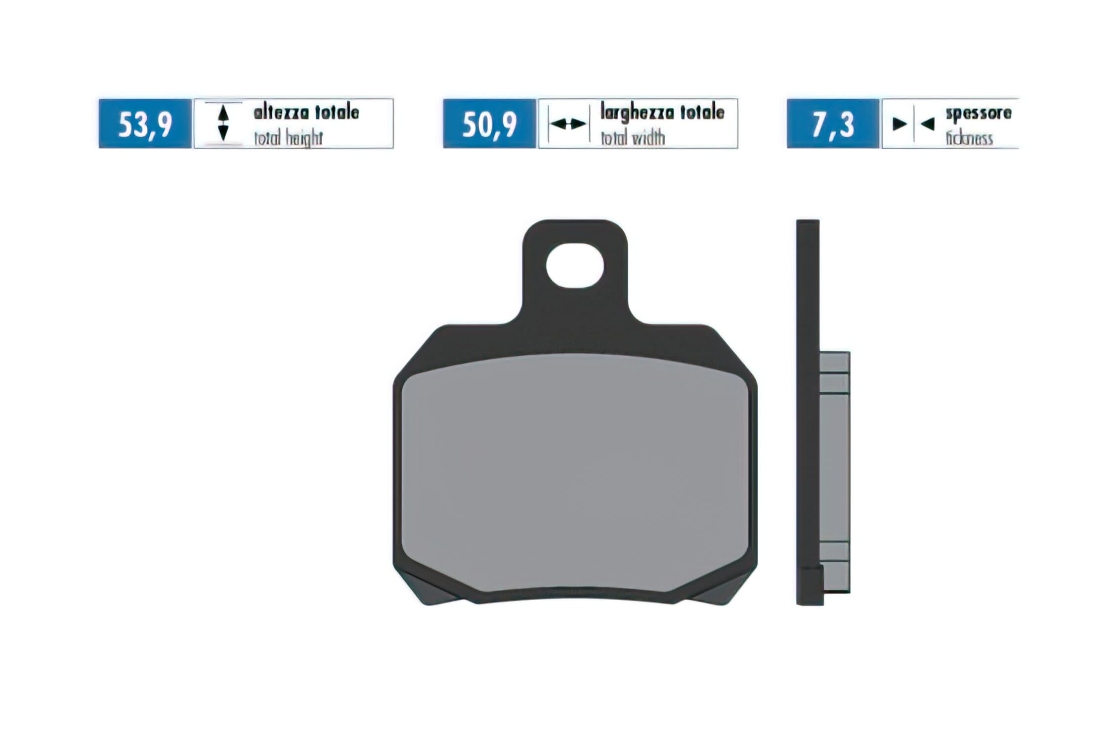P174.2035 Pastiglie freno Polini sinterizzato Peugeot Speedfight, COD: P174.2035