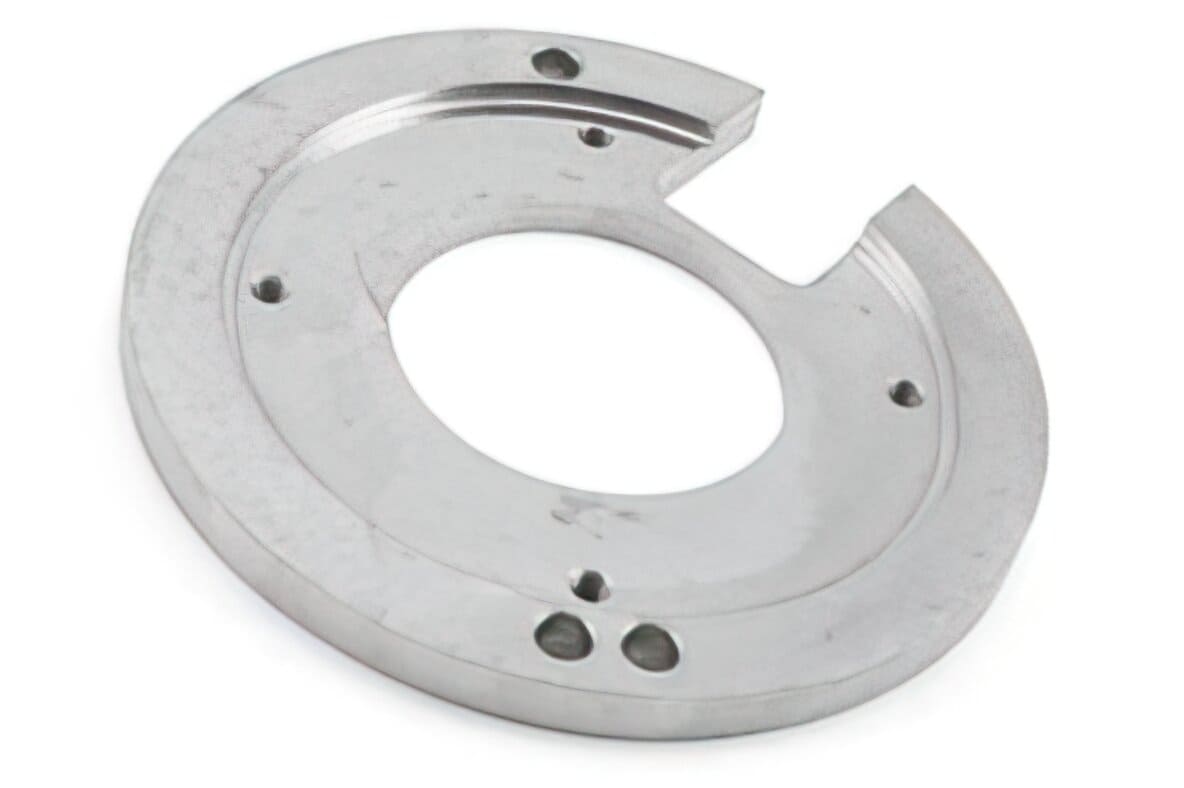 MVT-PLA08 Flangia di Fissaggio Statore MVT Premium, Peugeot Speedfight / Trekker