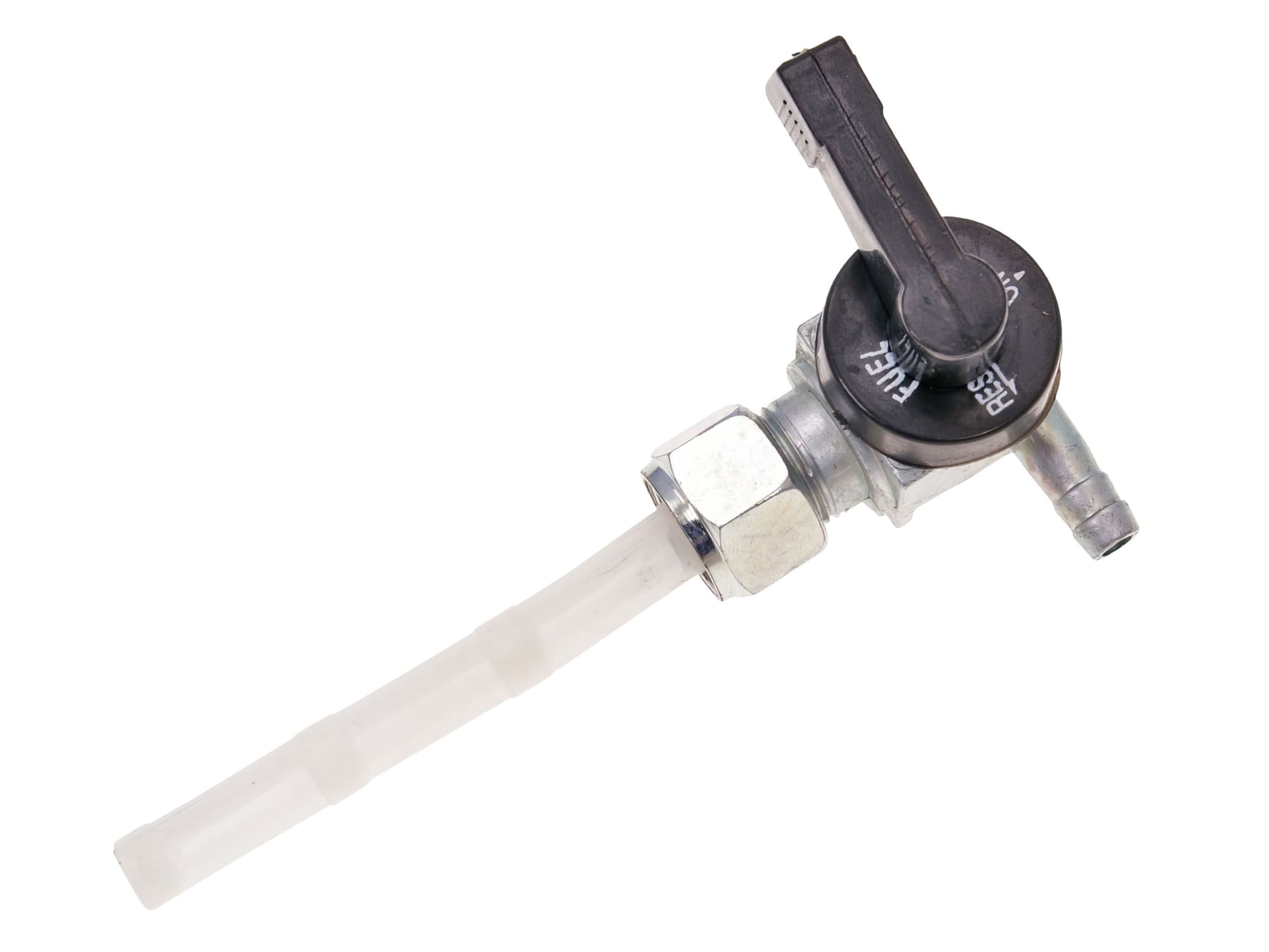 IP35785 Manual petrol tap with plastic lever Tomos A3 / A35 (connecting nut)