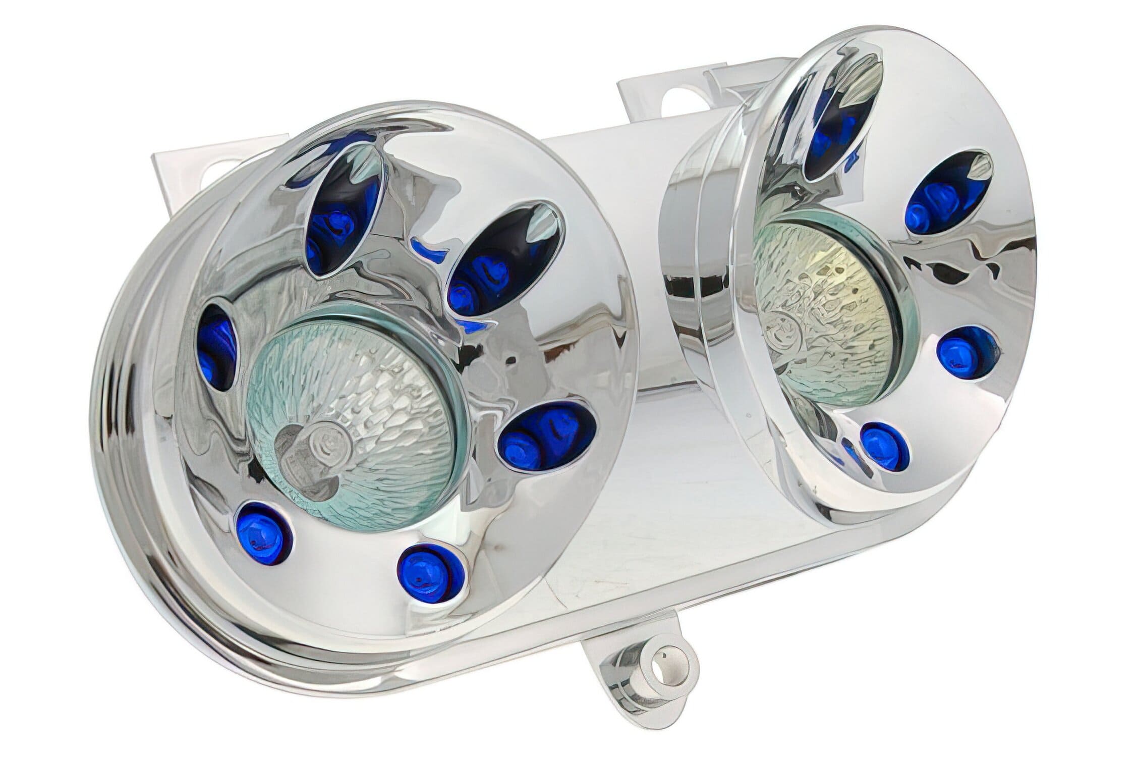 STR-612.10/CR Doppio faro Yamaha Spy cromo, COD: STR-612.10/CR