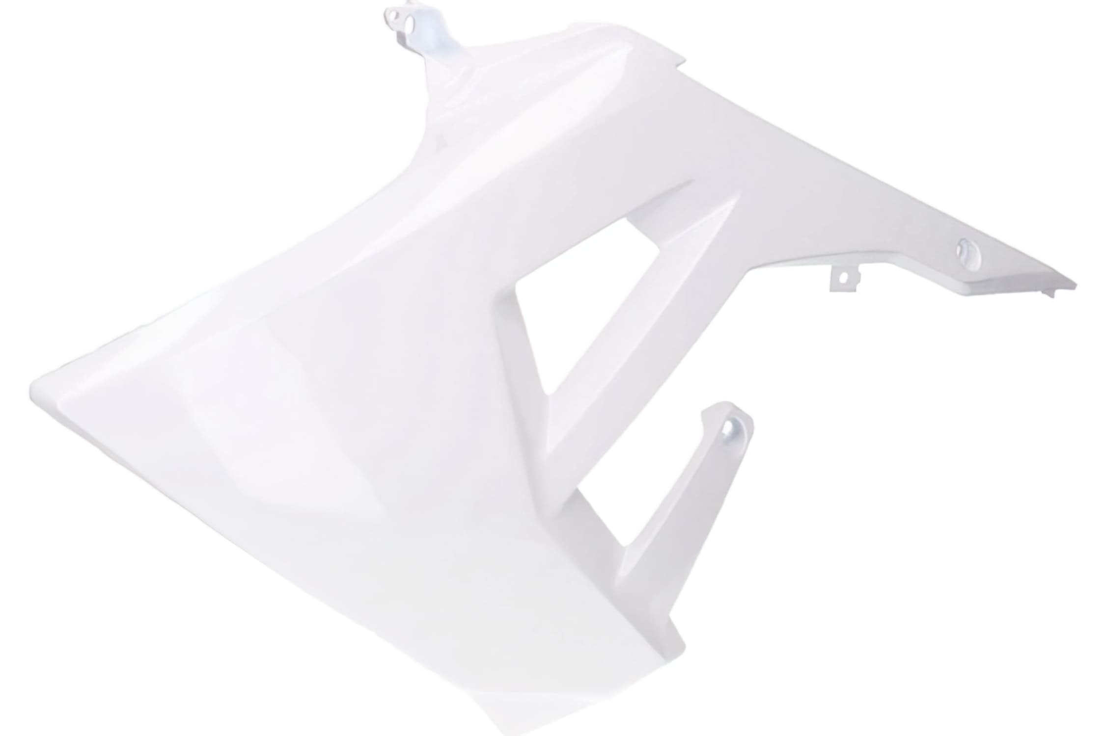 OE-DE2B004334000W0B Copertura Radiatore Fianco sinistra bianco Derbi Senda / Gilera SMT dopo il 2018, COD: OE-DE2B004334000W0B