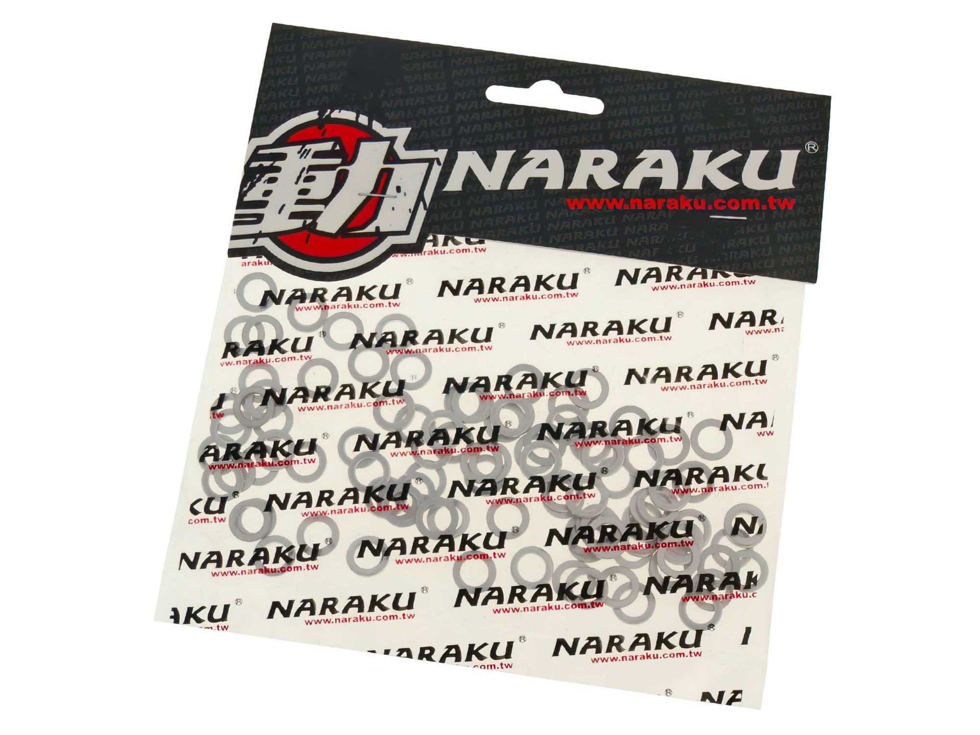 NK150.41-100 Rondelle in alluminio Naraku 6x10x1mm - 100 pezzi