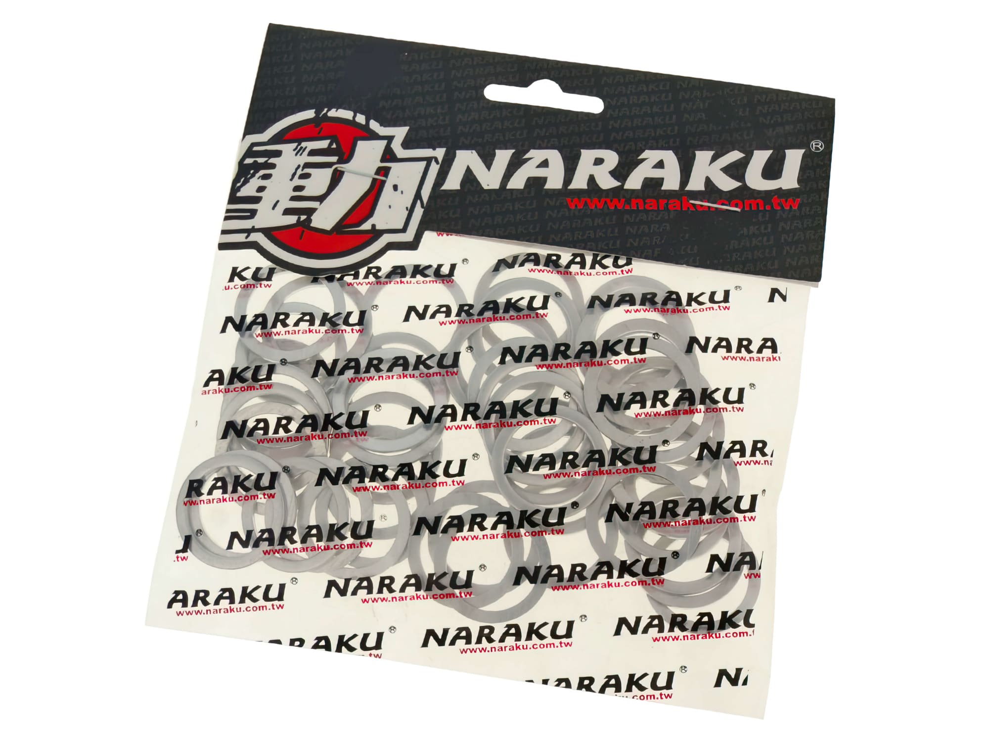 NK150.46-50 Rondelle in alluminio Naraku 20x26x1 /5mm - 50 pezzi, COD: NK150.46-50