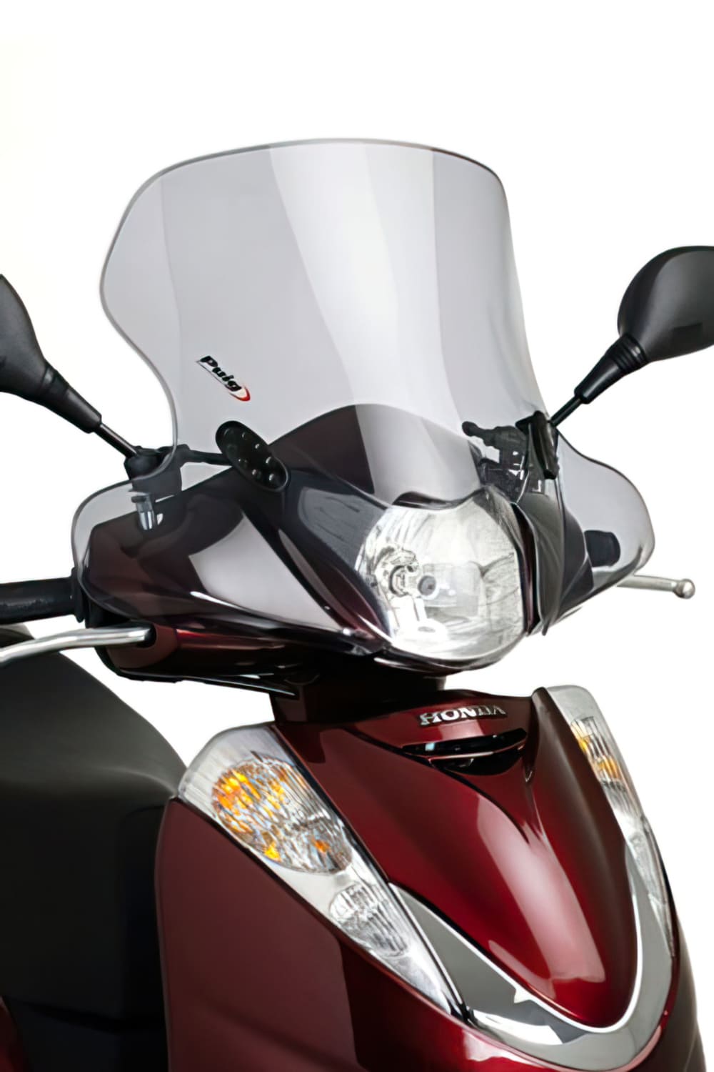 PU4874H Parabrezza Puig City Touring, leggermente sfumato, Honda Scoopy SH i 300cc '07-13