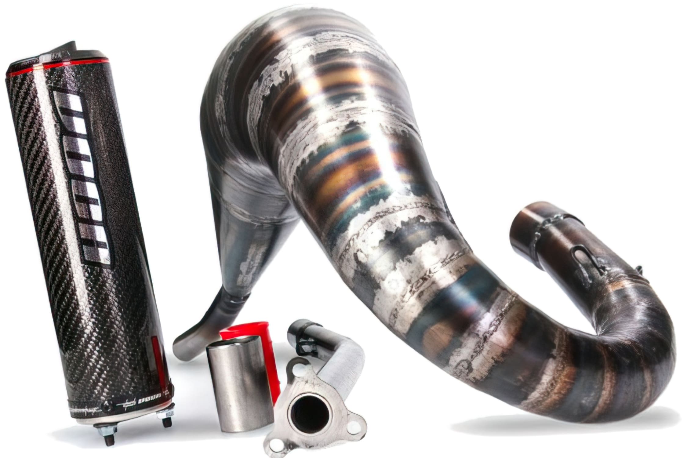 VCR-RD37185.CC Voca Cross Carbon Exhaust 80 - 90cc Rieju MRT (high mount)