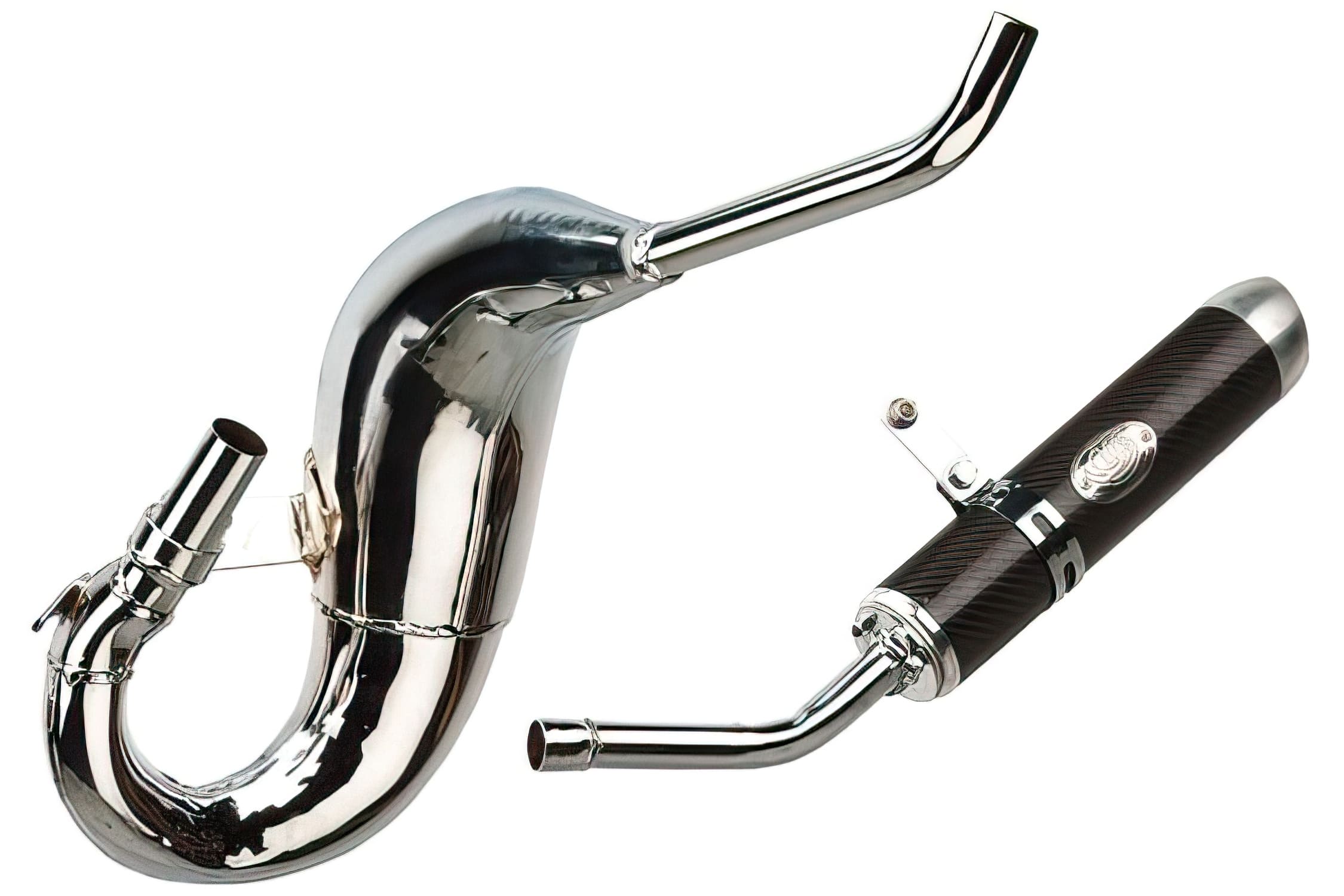 TK-CARR07-06 Marmitta Turbokit Carrera 80 Chrome Rieju MRX, COD: TK-CARR07-06