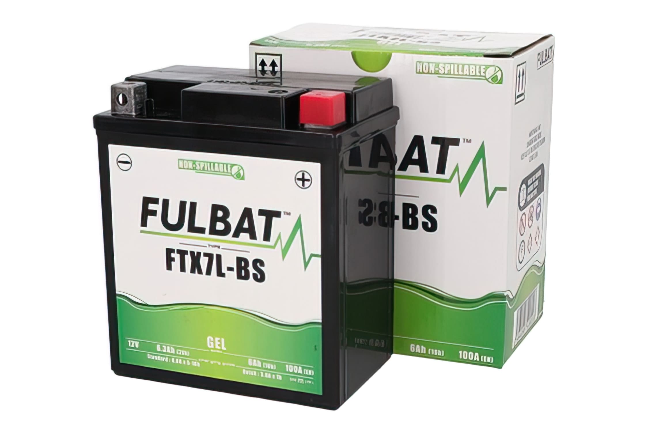 FB550920 Batteria Fulbat FTX7L-BS 12V - 6Ah Gel senza manutenzione - pronto per l'installazione, COD: FB550920