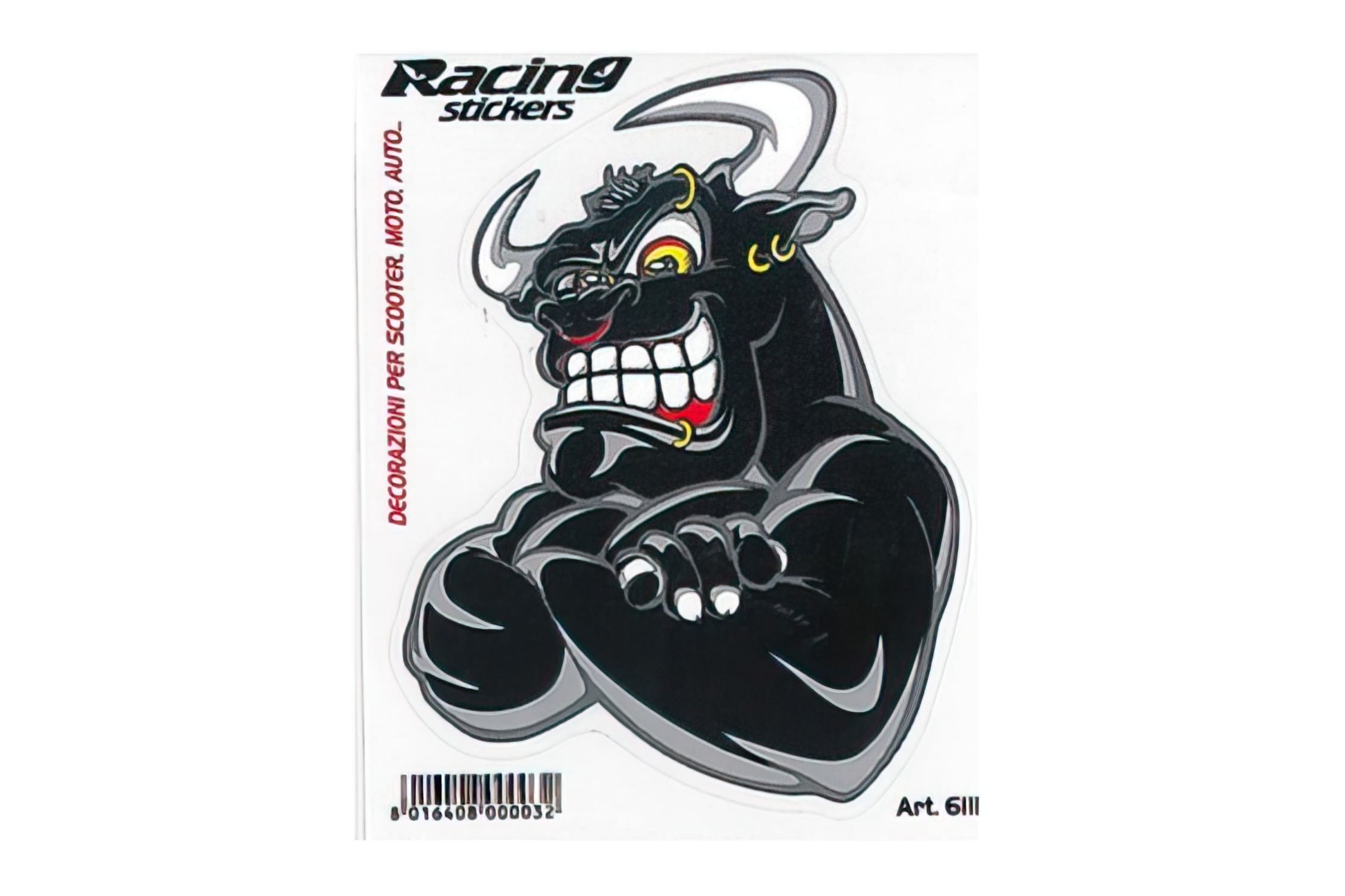 STR-151.02 Adesivo Angry Bull (toro arrabbiato), COD: STR-151.02