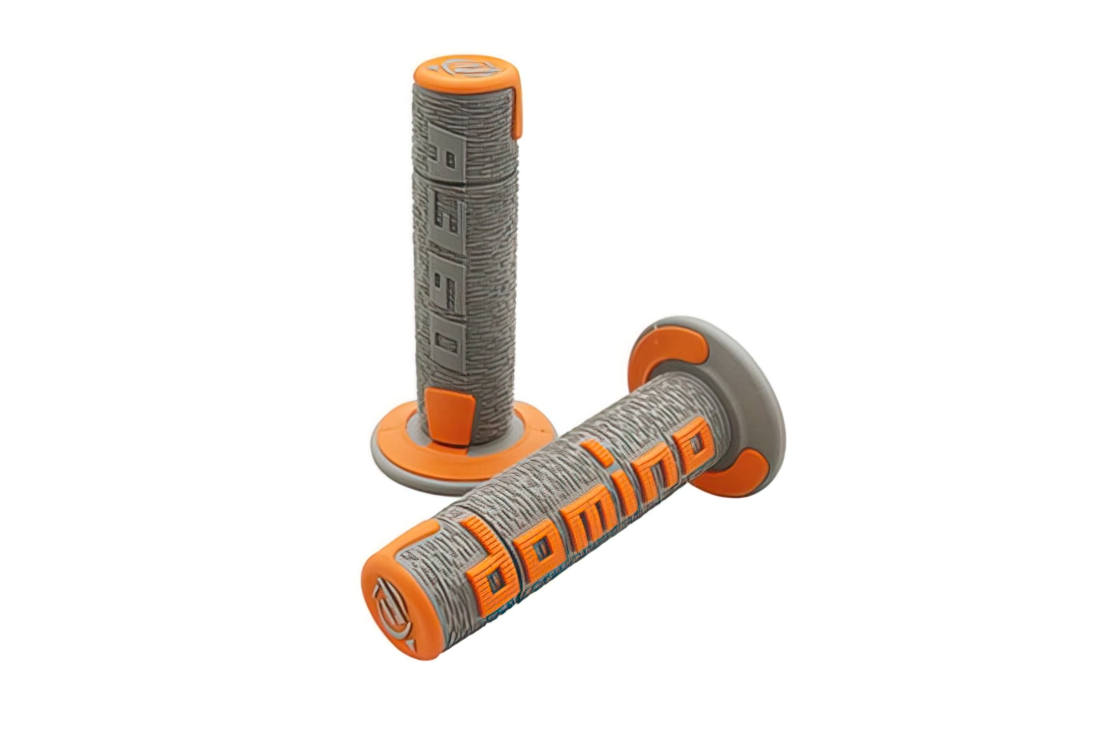 DOM5245A7 Manopole Off Road Domino A360 grigio / arancio, COD: DOM5245A7