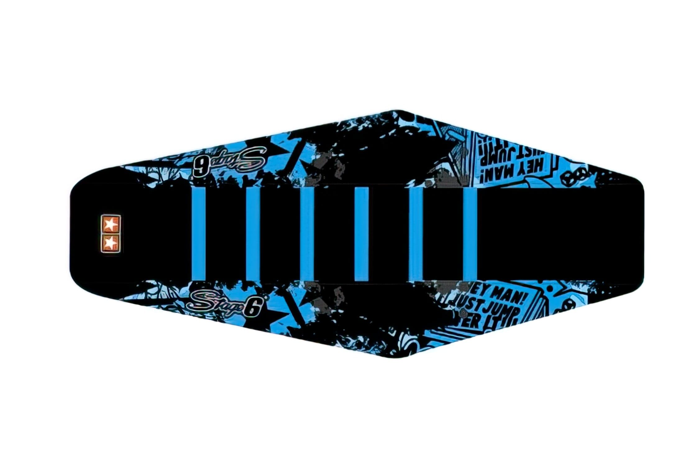 S6-059262/BL Coprisella Stage6 Full Covering nero - blu Derbi X-Treme/ X-Race dopo 2011