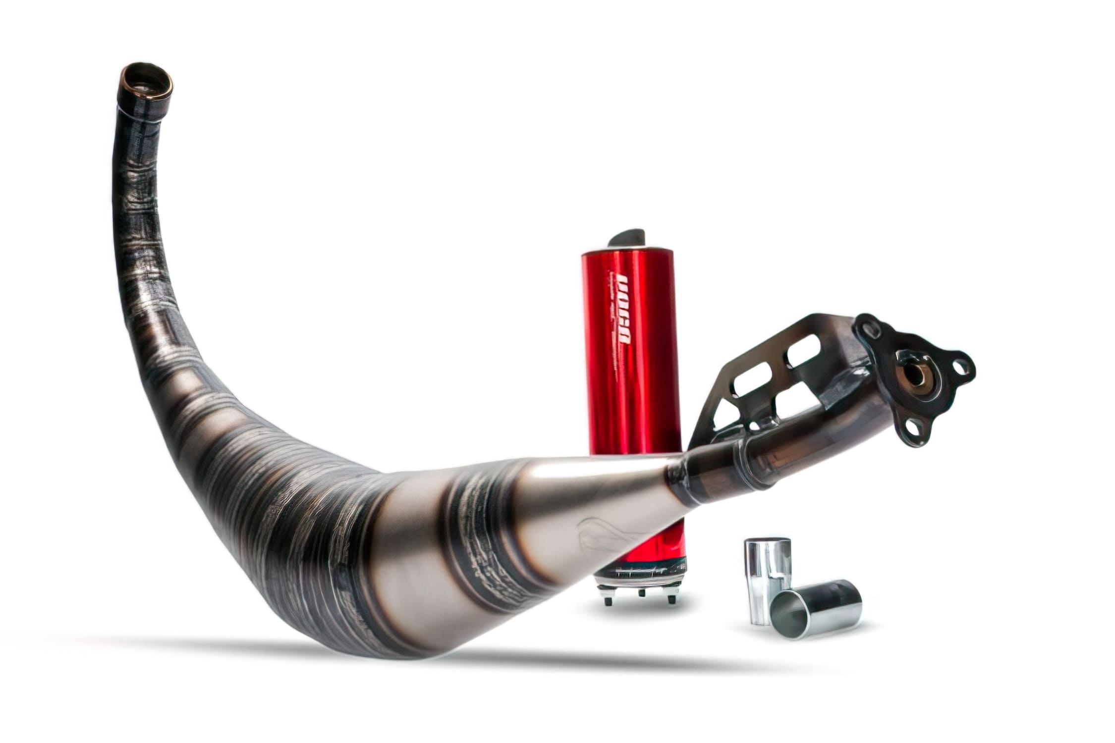 VCR-RD25190/RE Marmitta Voca Rookie 50/70 silenziatore rosso CE Beta RR dopo il 2012