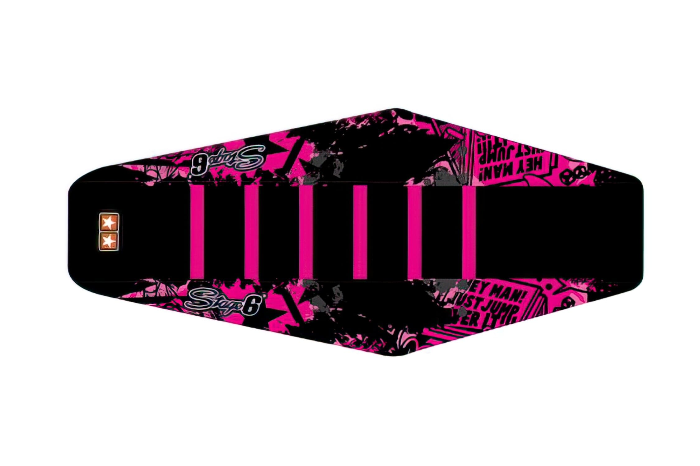 S6-058865/PK Coprisella Stage6 Full Covering nero - rosa Sherco 50cc fino 2006, COD: S6-058865/PK