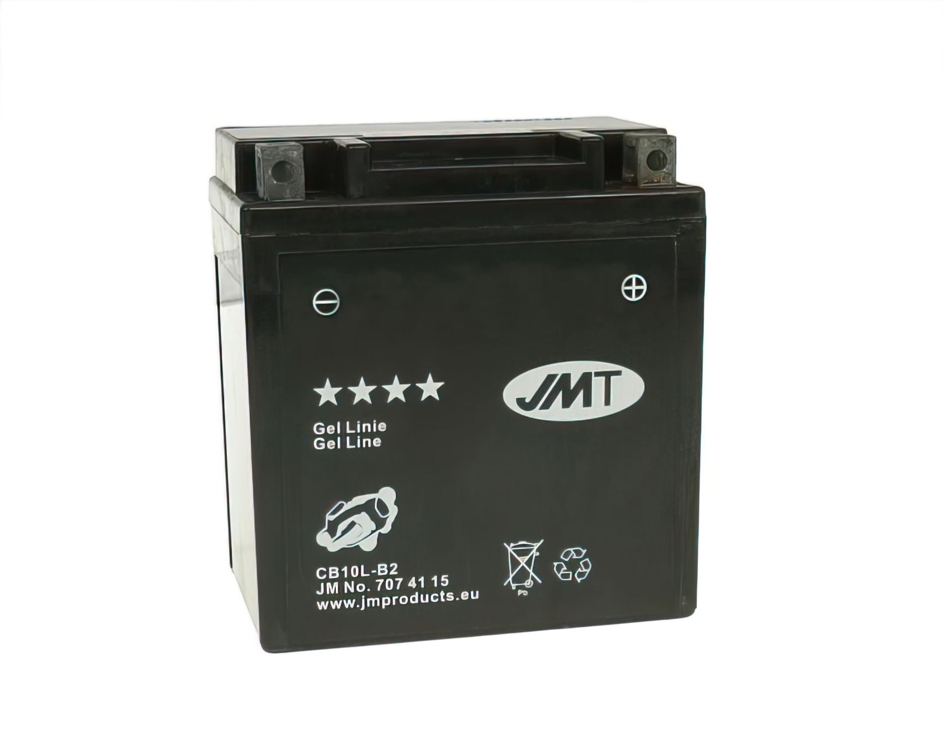 JMT19460 JMT Gel Battery JMB10L-B2 Maintenance-free Gel - ready to install
