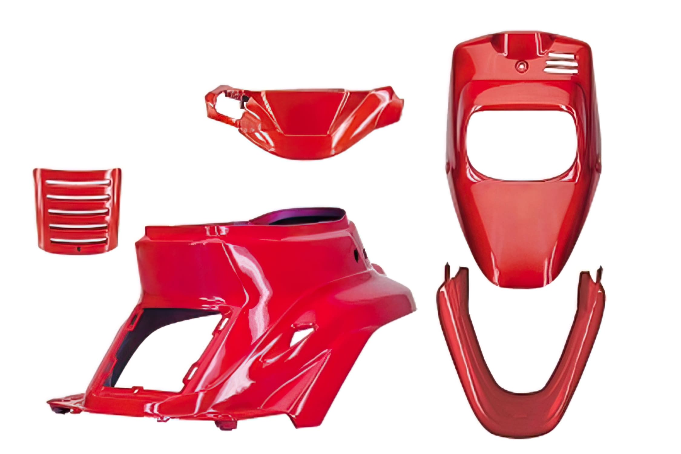 STR-990.01/RE Kit carena 5 pezzi rosso Yamaha BWs fino 2004, COD: STR-990.01/RE