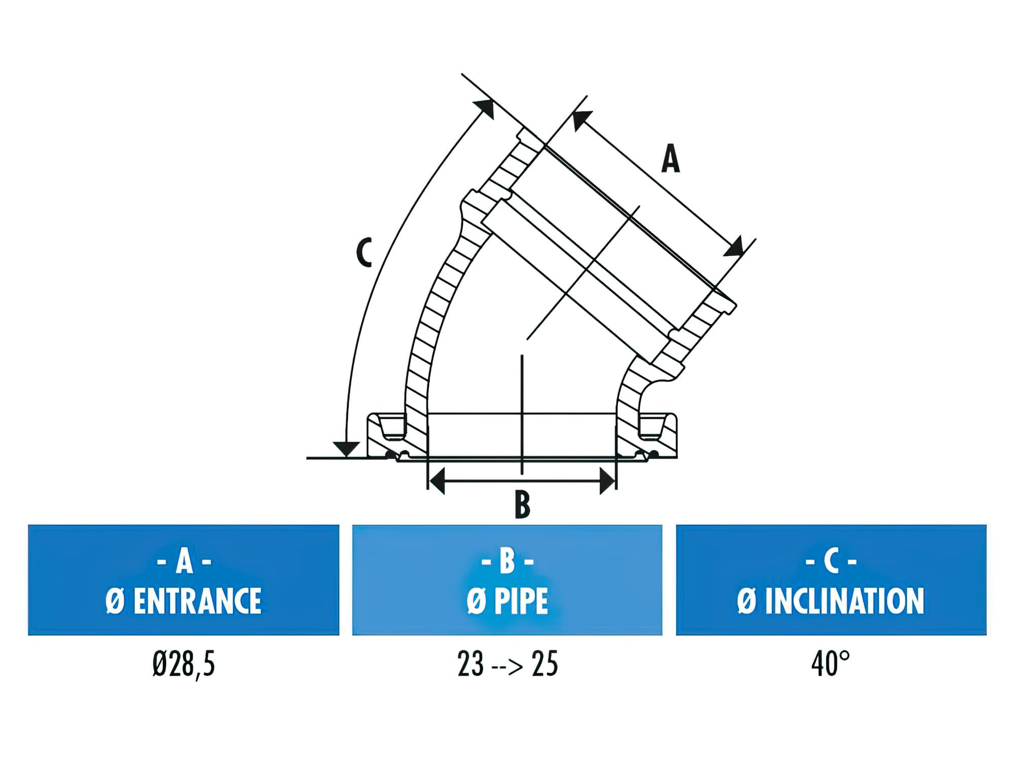 215.0441 Polini Evo intake manifold Benelli 491 50 GT, ST carburetor CP 19/24 - 360° rotation