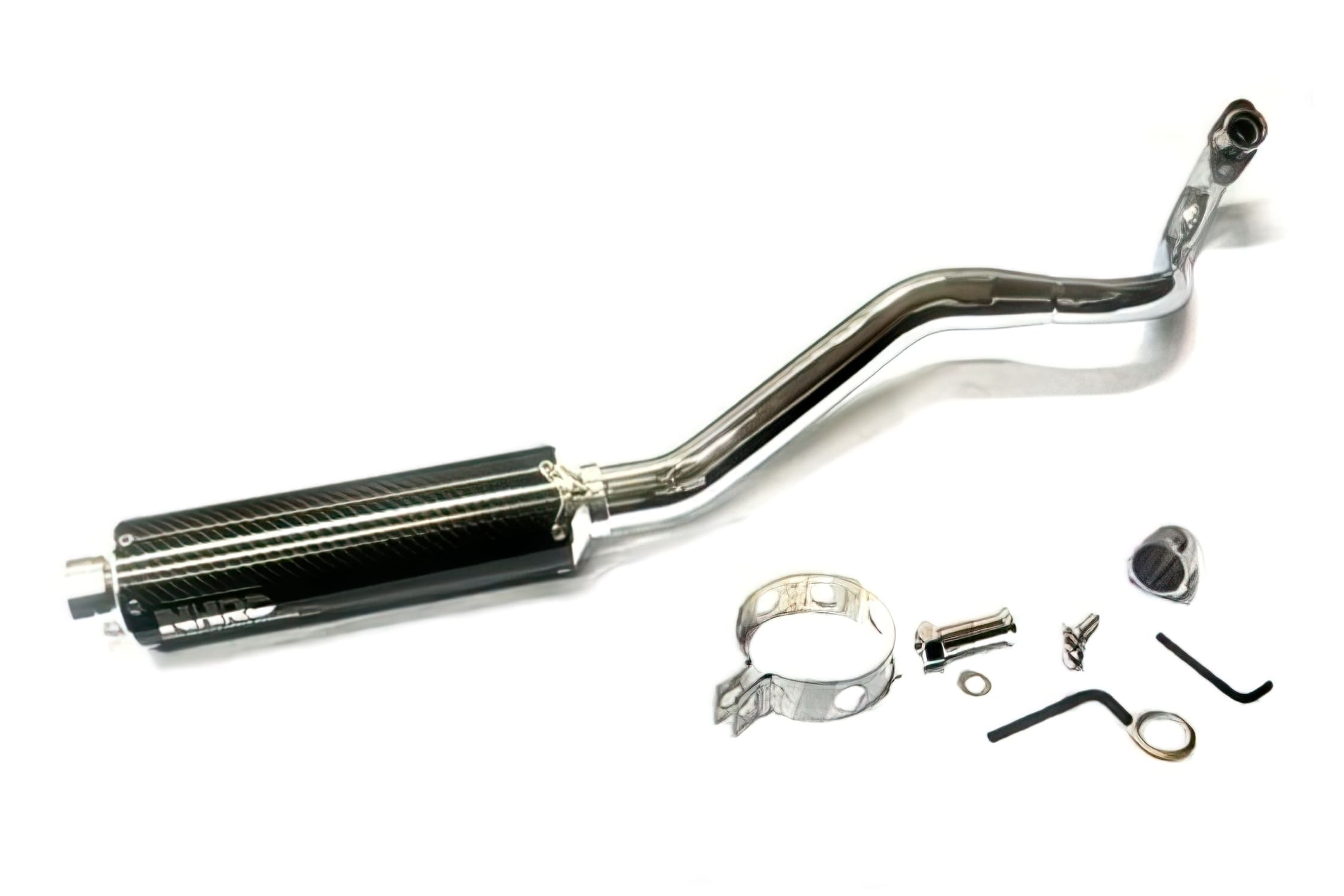 NHRC-013C High Mount Muffler NHRC Carbon Honda Dax