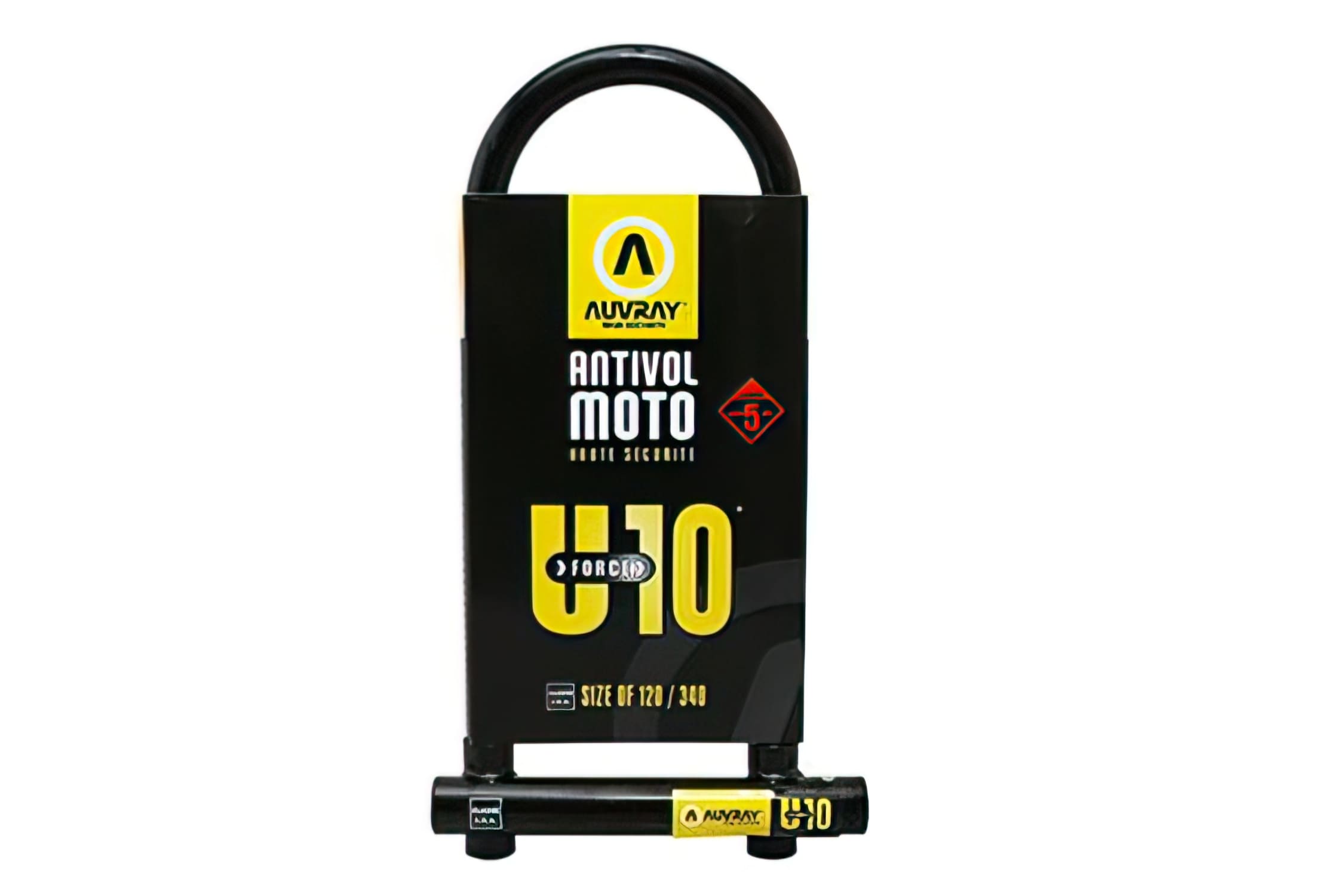 AUVU12034 Lucchetto a U Auvray Uforce 120x340mm SRA