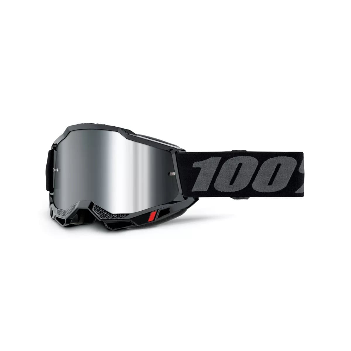 HDP-26013473 100% Accuri 2 Cross Goggles Black Mirror Silver