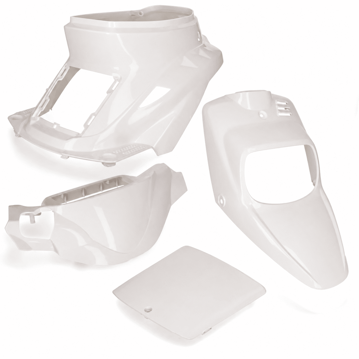 AP55BP10.992.PW Kit carena Yamaha BW'S / MBK Booster <04 4 pezzi AllPro Dal bianco perla al lilla