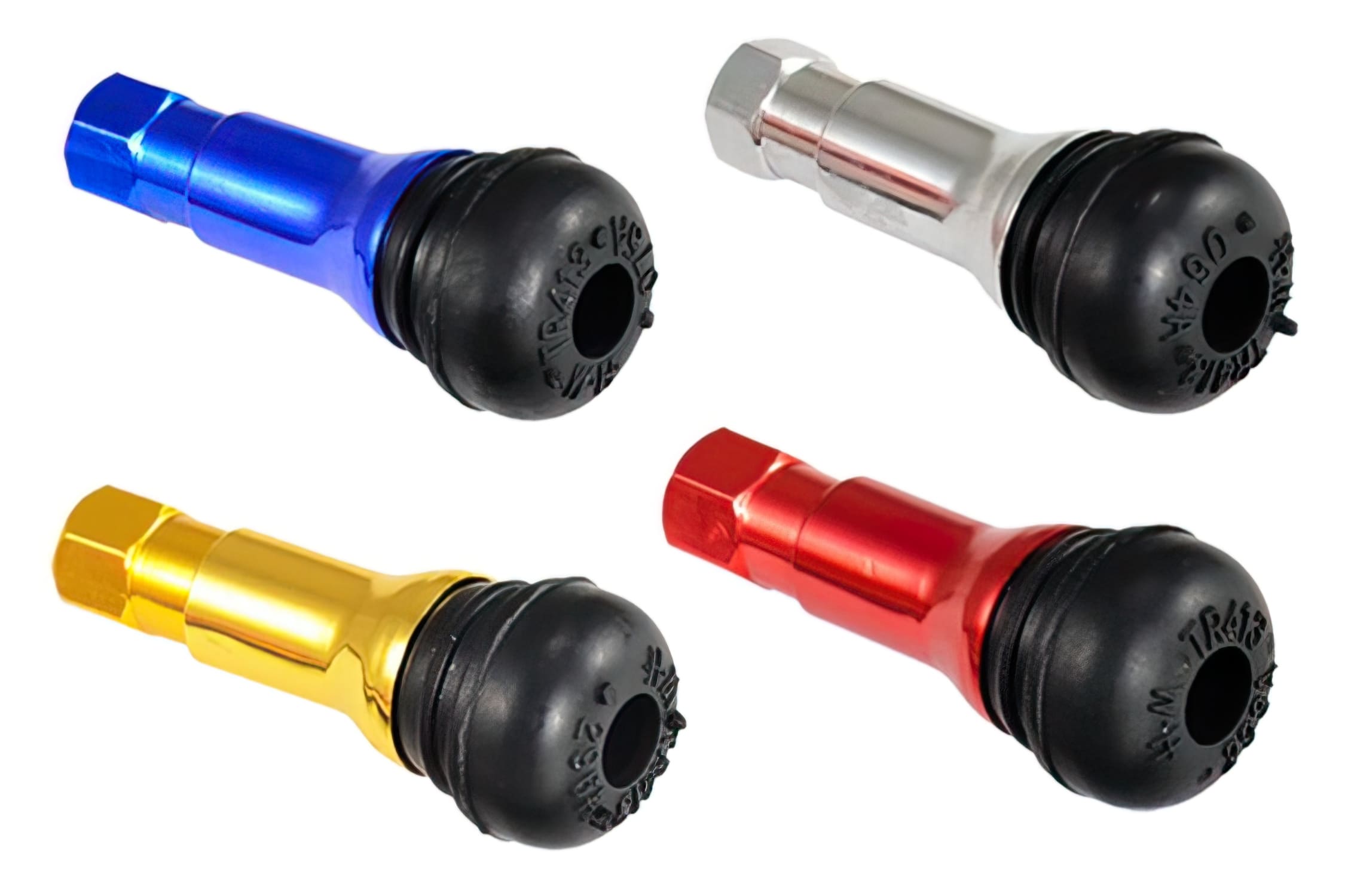 STR-545.65/RE Valvola tubeless diritta alluminio rosso, COD: STR-545.65/RE