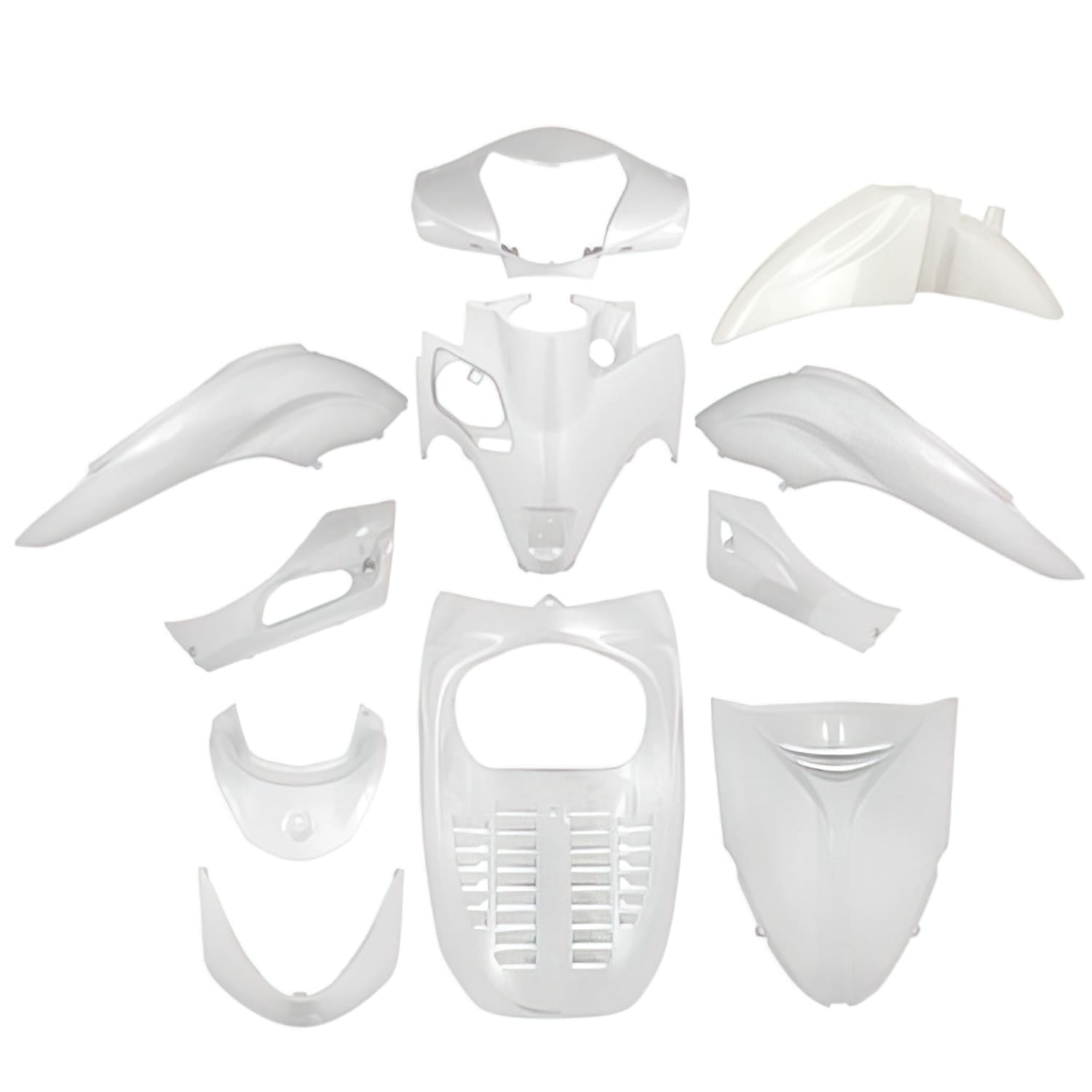 STR-917/WH Kit carena 11 pezzi bianco Honda SH 300 2007 - 2010, COD: STR-917/WH