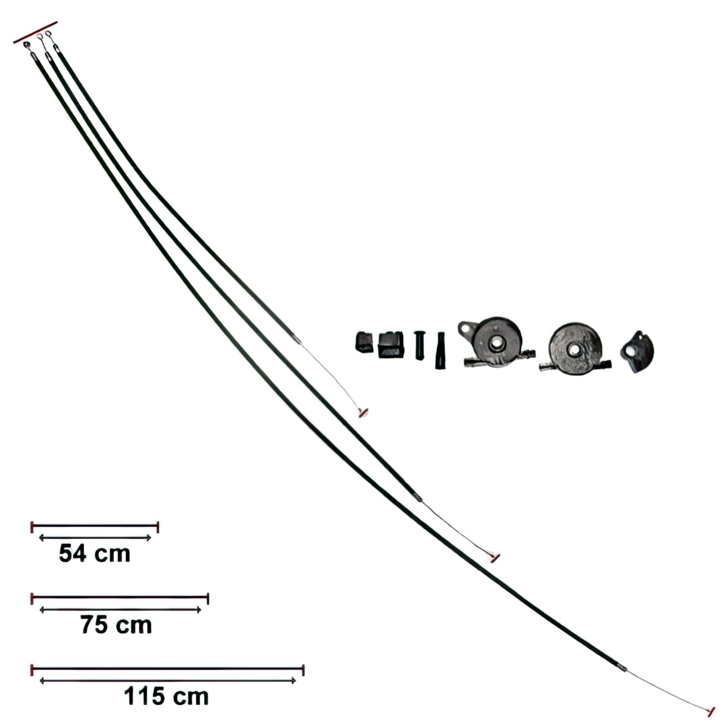 MF89.20080 Cavo gaz completo Piaggio NRG / Typhoon, COD: MF89.20080