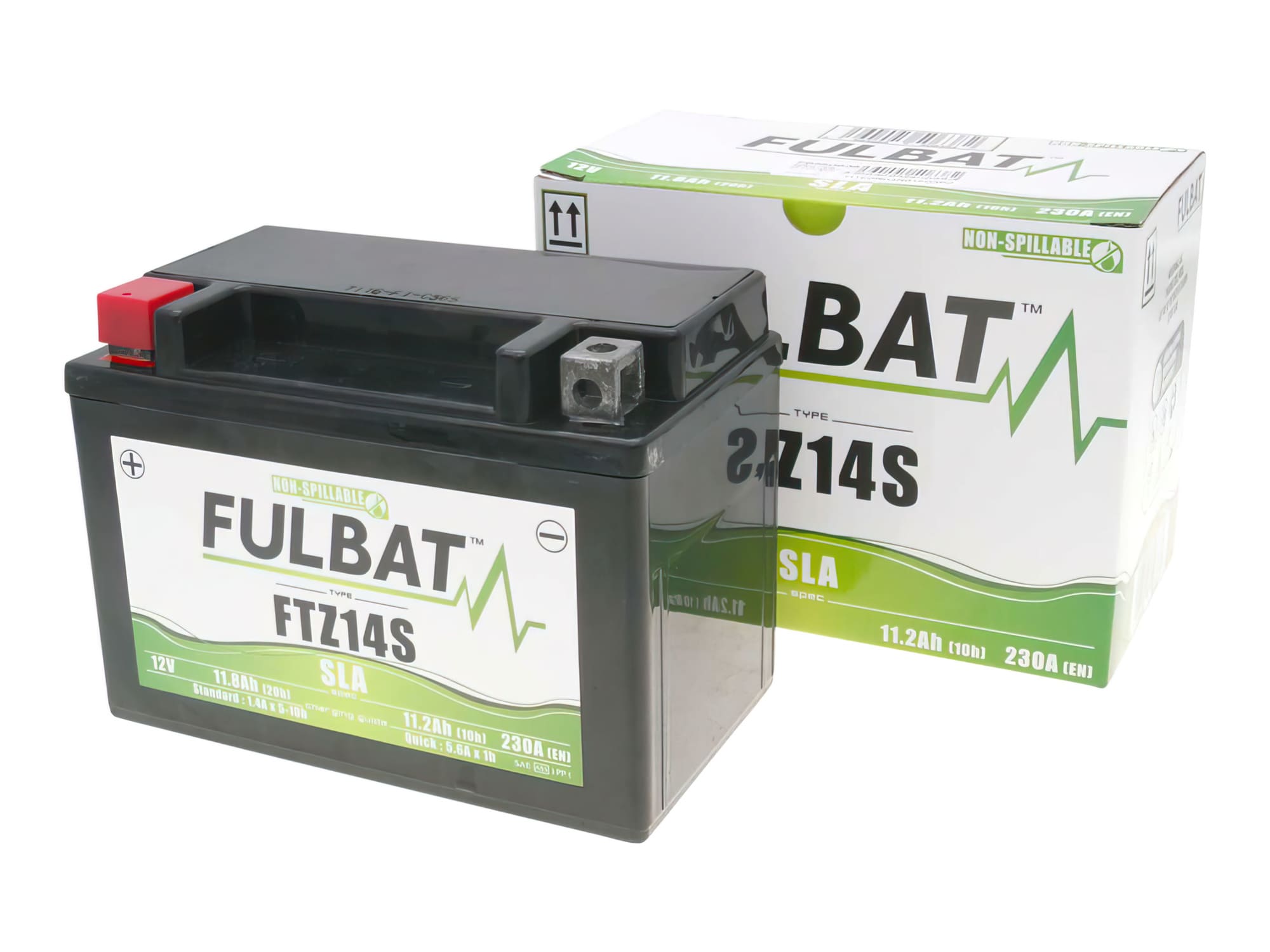 FB550638 Batteria Fulbat FTZ14S SLA (Gel) senza manutenzione - pronto per l'installazione, COD: FB550638