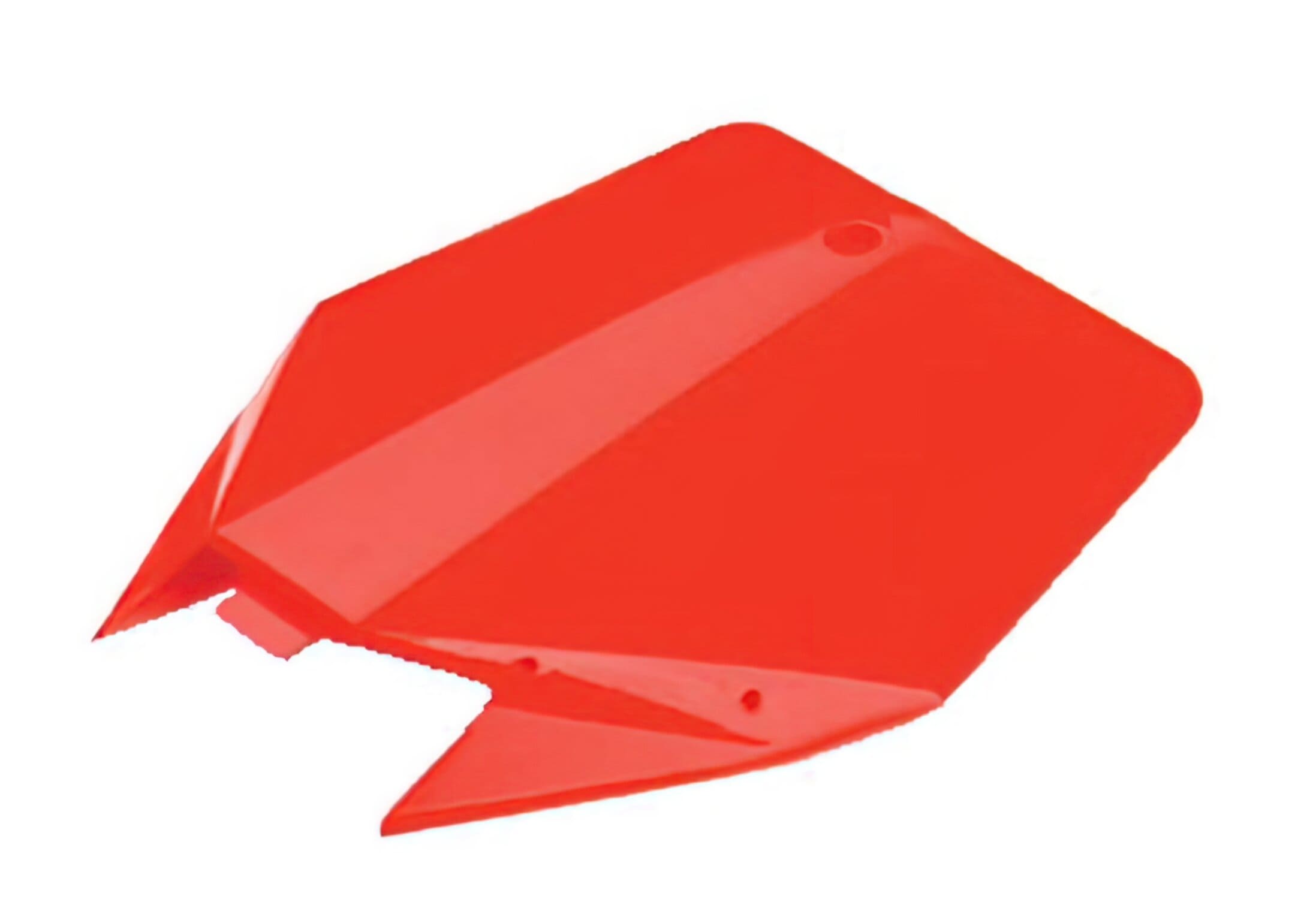 YCF-110-0212-07/RE Targhetta Numero di Gara rosso Pit Bike YCF Lite / Start 88 dopo 20 / Start / Pilot / SP / SM, COD: YCF-110-0212-07/RE