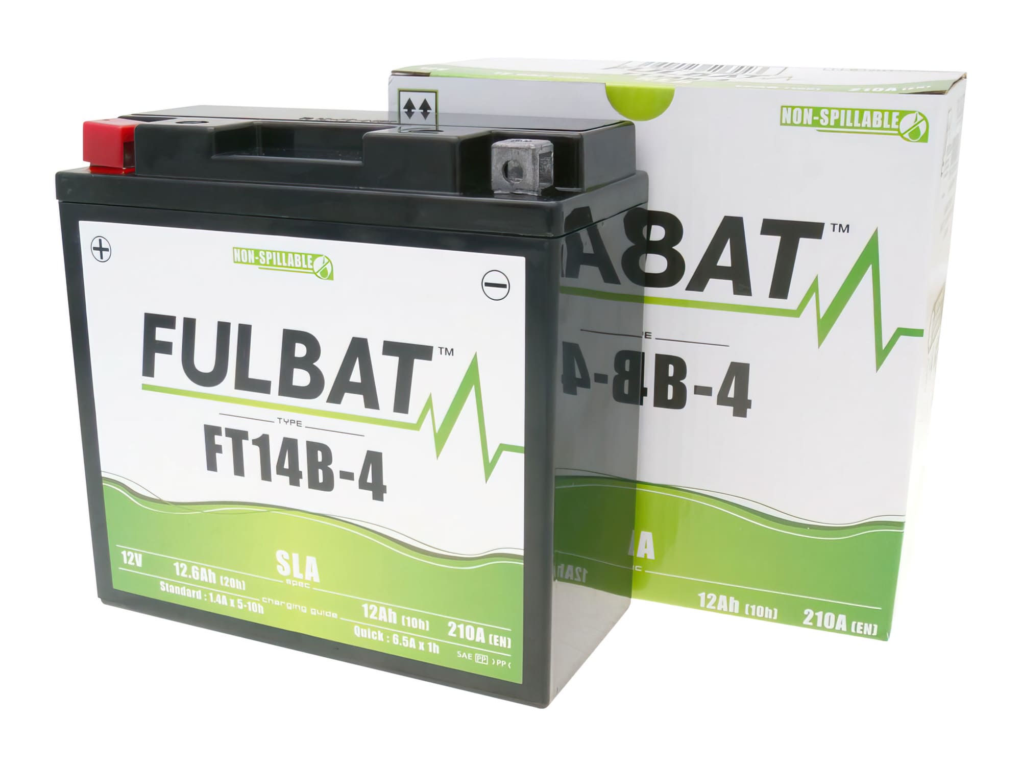 FB550644 Fulbat FT14B-4 SLA (Gel) Maintenance Free Battery - Ready to Install