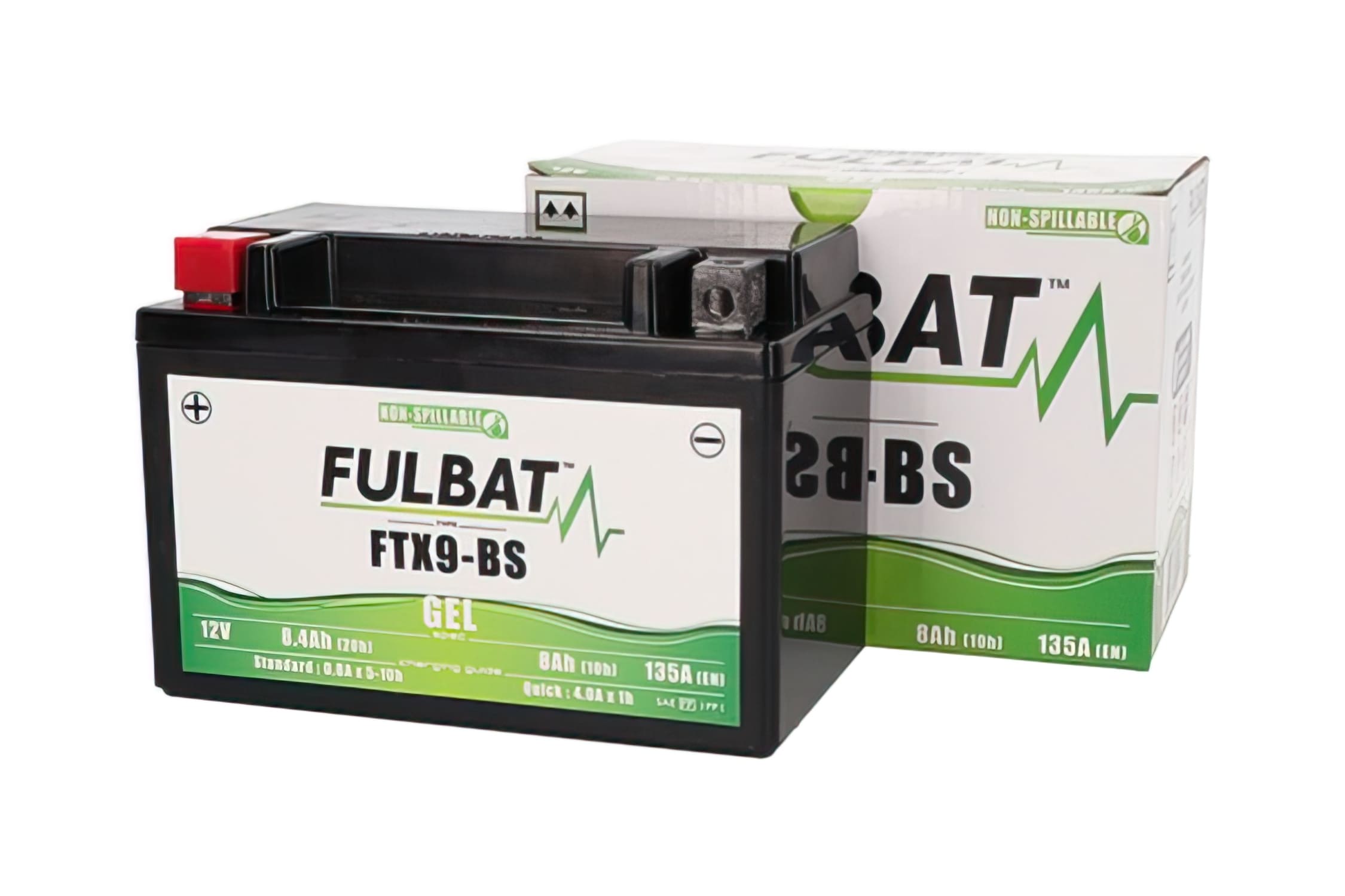 FB550921 Batteria Fulbat FTX9-BS 12V - 8Ah Gel senza manutenzione - pronto per l'installazione, COD: FB550921