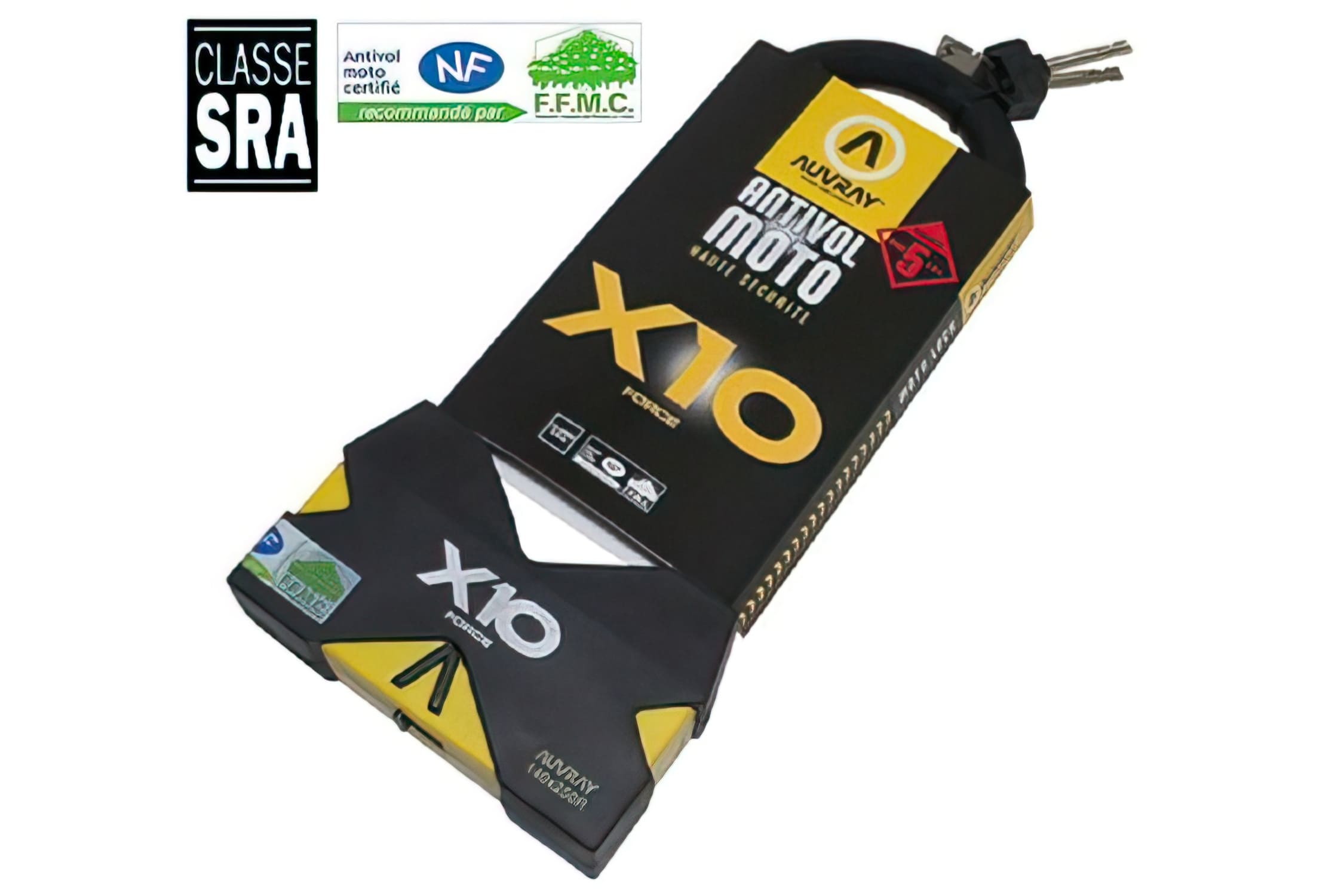 AUVX14025 Lucchetto a U Auvray X10 140x250mm SRA