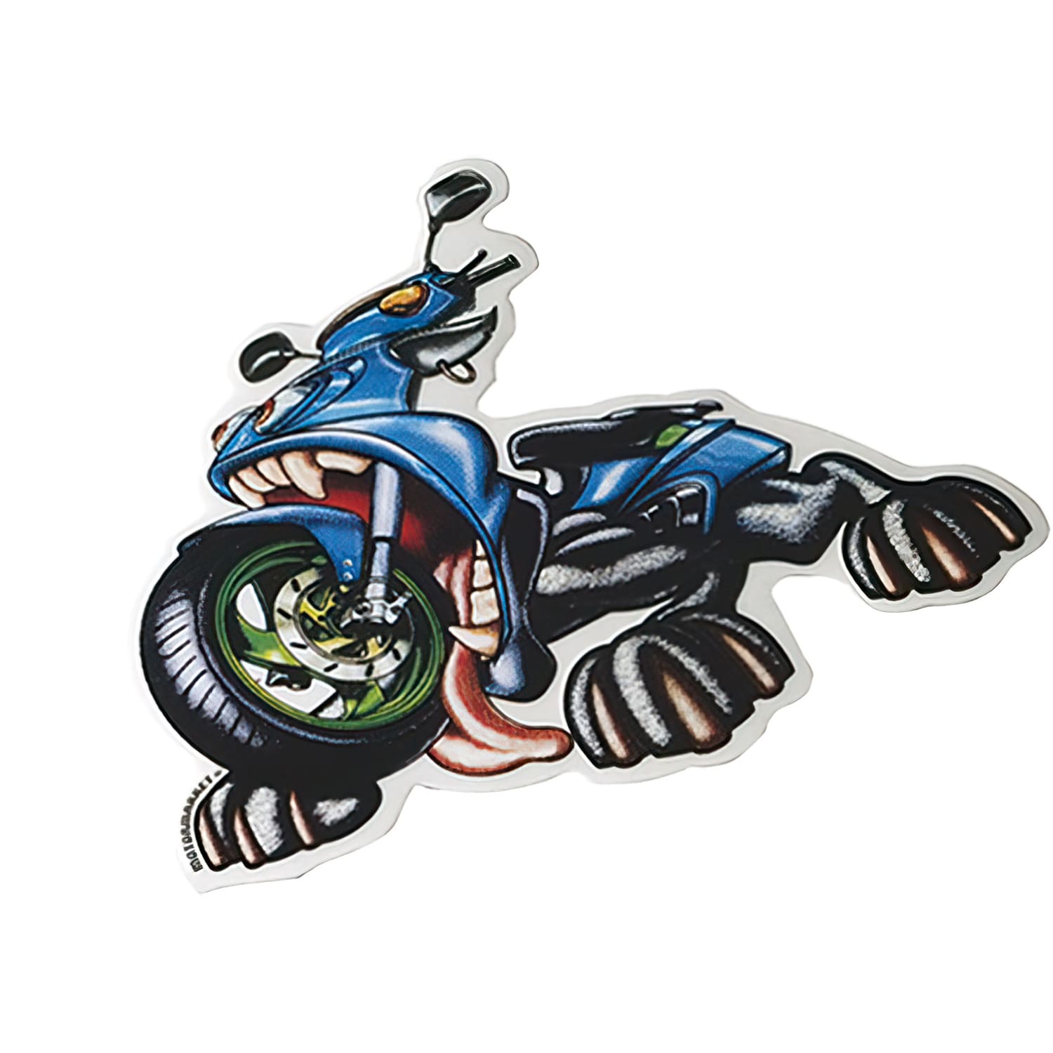 CGN441647 Adesivo Angry Racing Scooter