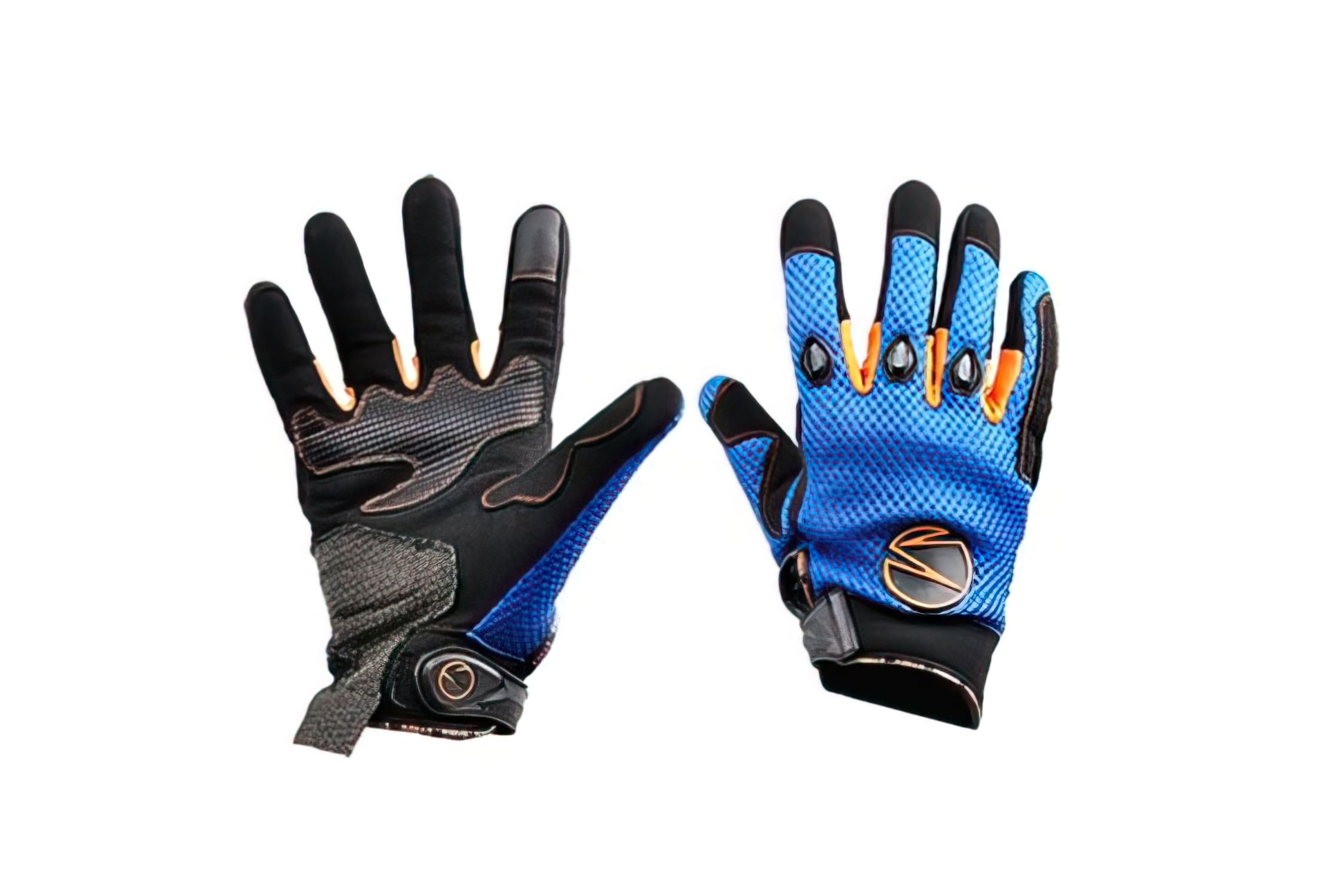 CGN499565 MX V2 CE Summer Motorcycle Gloves Blue / Black / Orange S