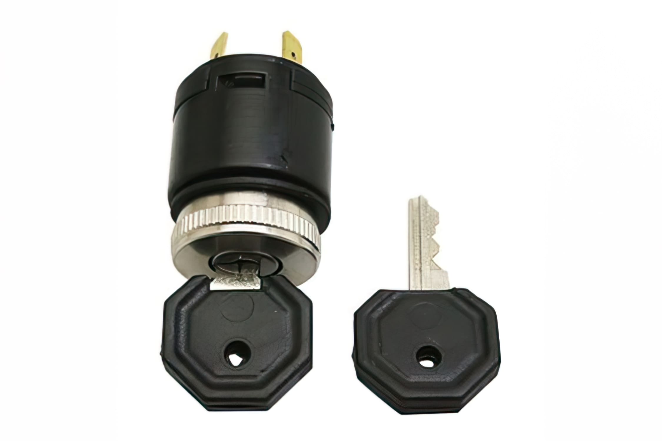 MF03.050 Set Serratura universale 3 pins ciclomotori Peugeot / MBK, COD: MF03.050