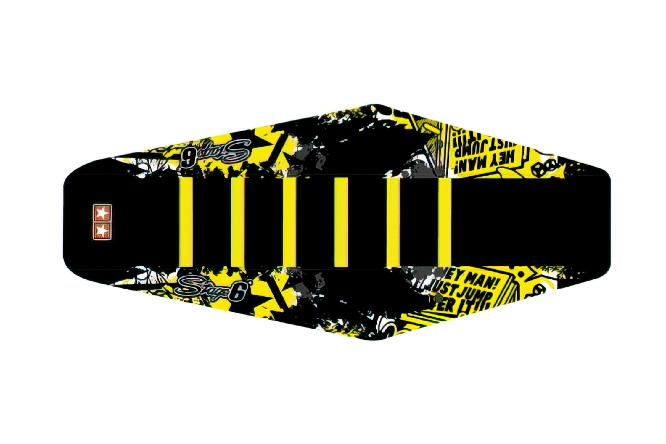S6-058861/YE Coprisella Stage6 Full Covering nero - giallo Yamaha DT, COD: S6-058861/YE
