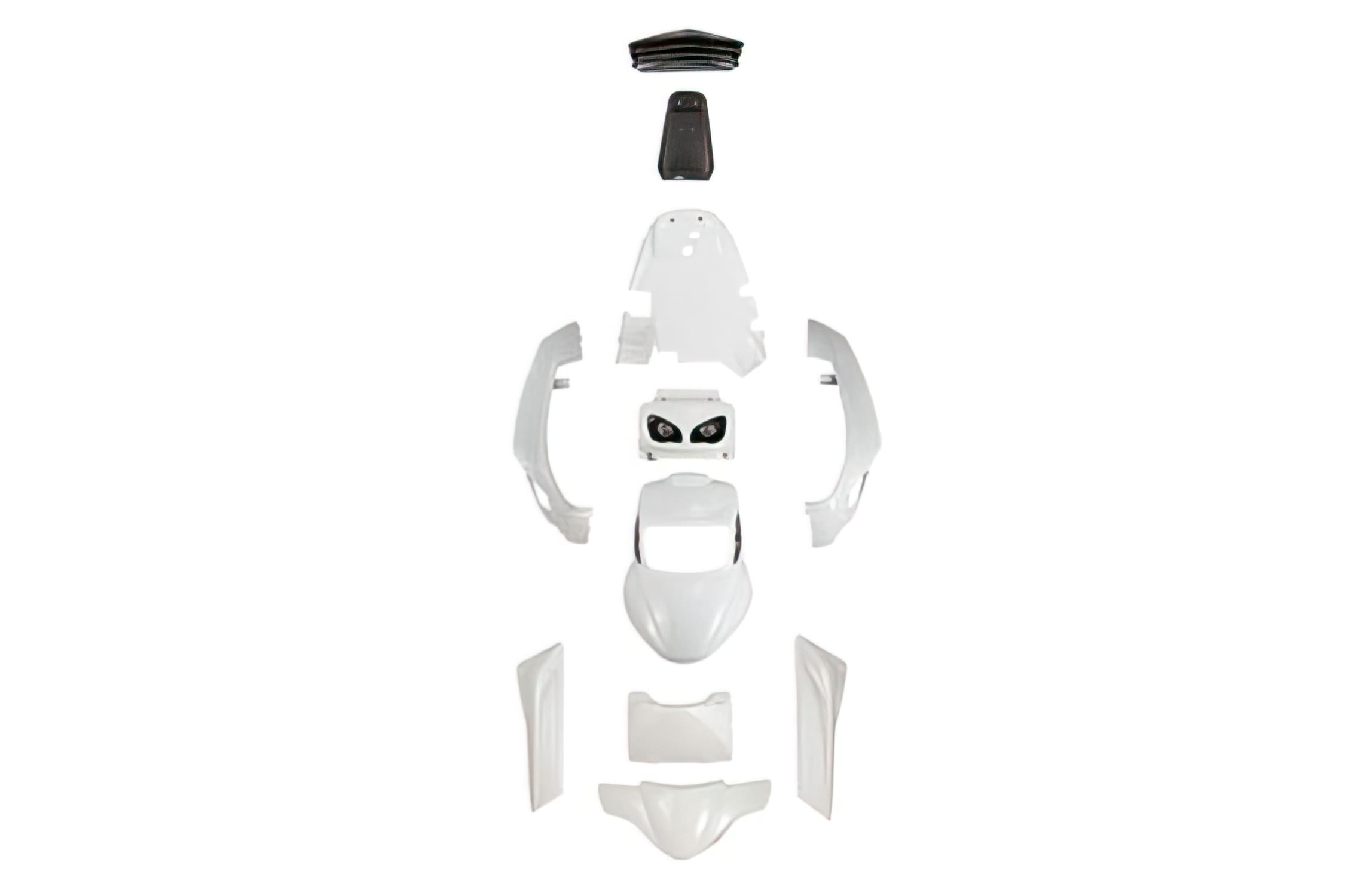 L-BCD6903 BCD RX 9-piece fairing kit white Yamaha BWs after 2004