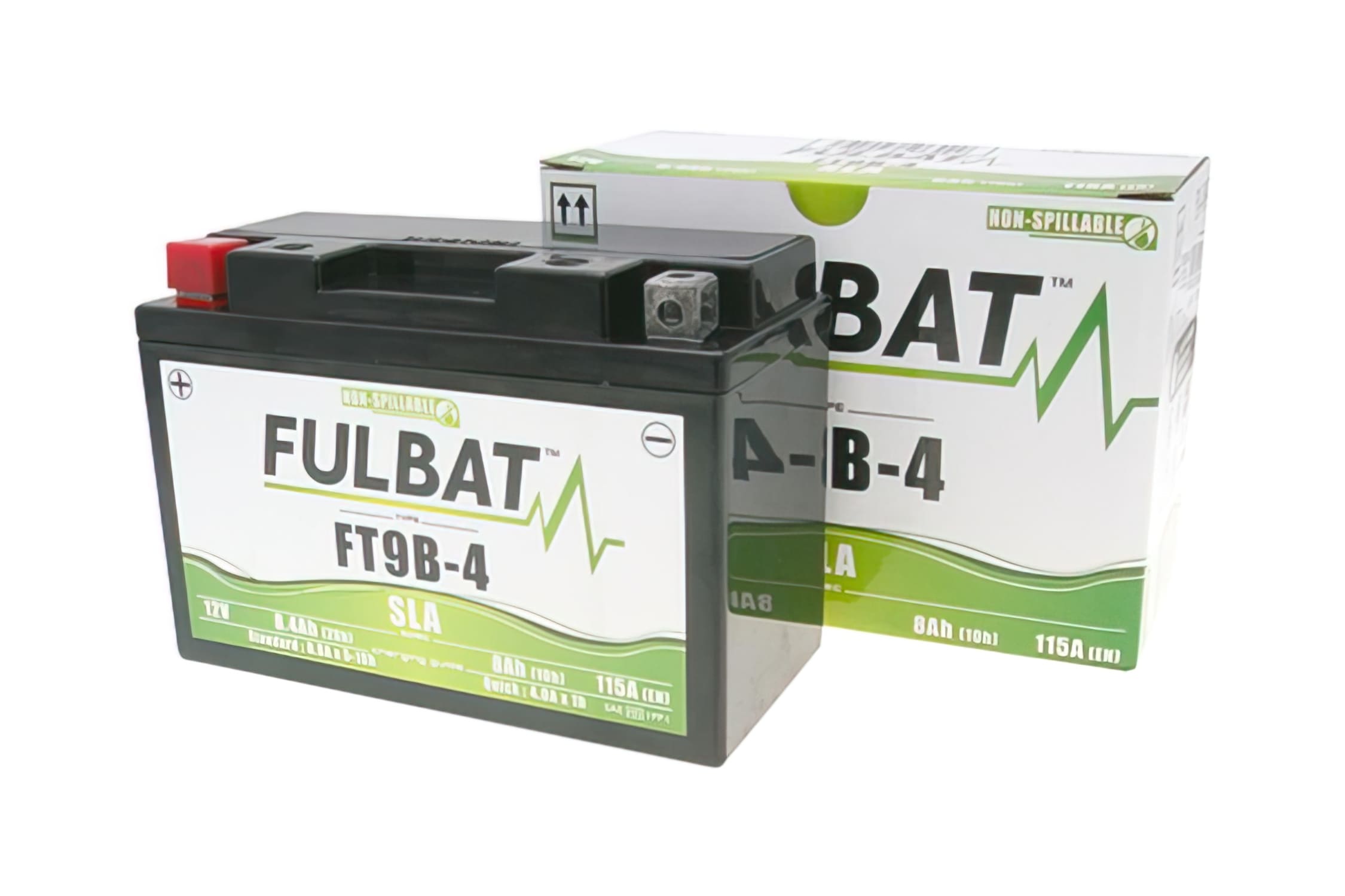 FB550642 Batteria Fulbat FT9B-4 12V - 8Ah SLA (Gel) senza manutenzione - pronto per l'installazione, COD: FB550642