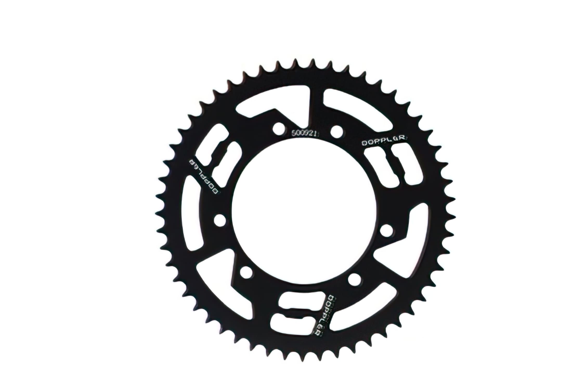 CGN500921 Corona 53 denti - 420 Doppler alluminio CNC nero Rieju MRT, COD: CGN500921