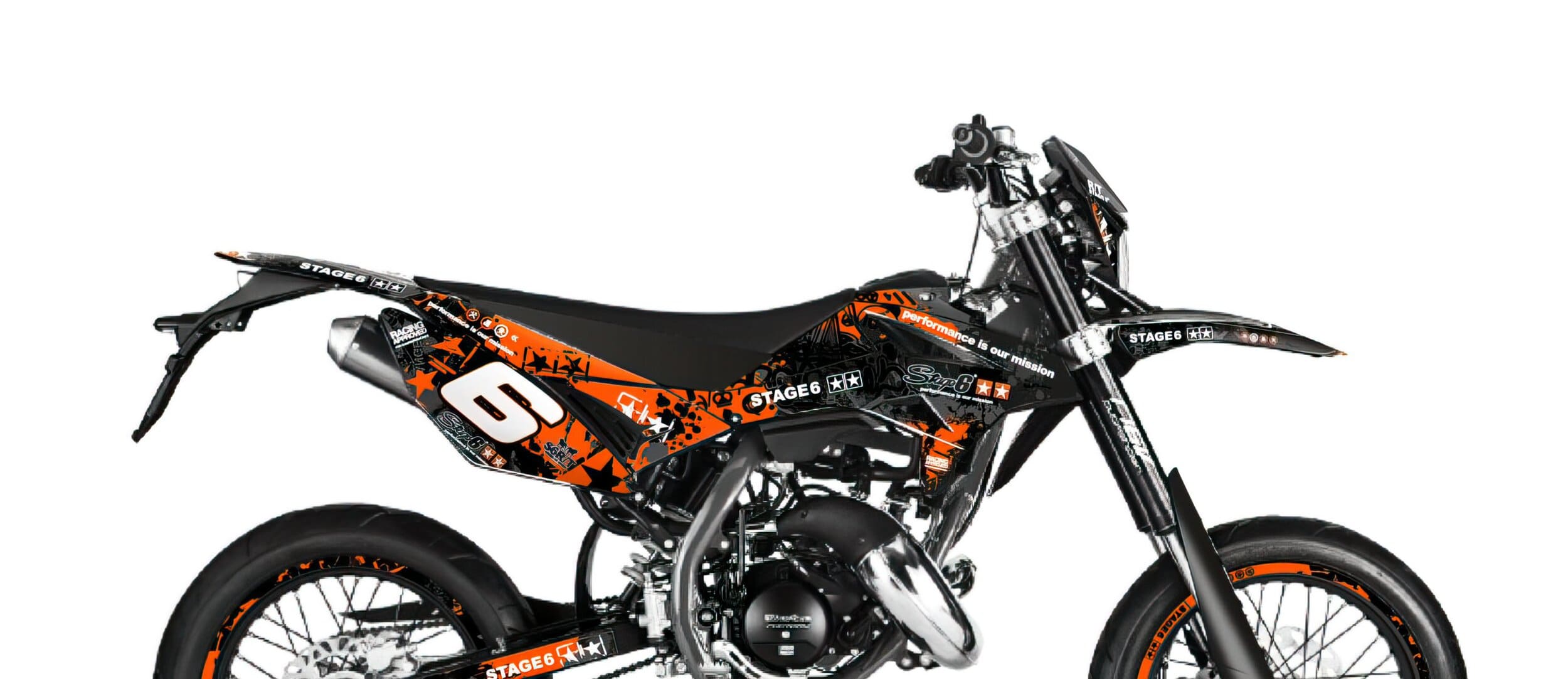 S6-058803/BK Kit deco Stage6 orange - black Beta RR
