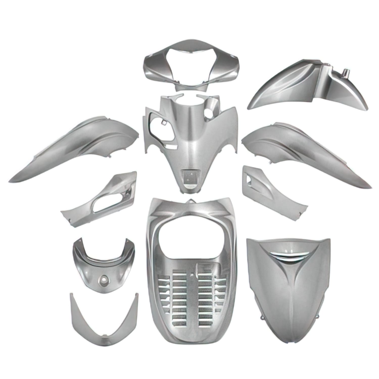 STR-917/SI 11-piece fairing kit grey Honda SH 30 2007 - 2010