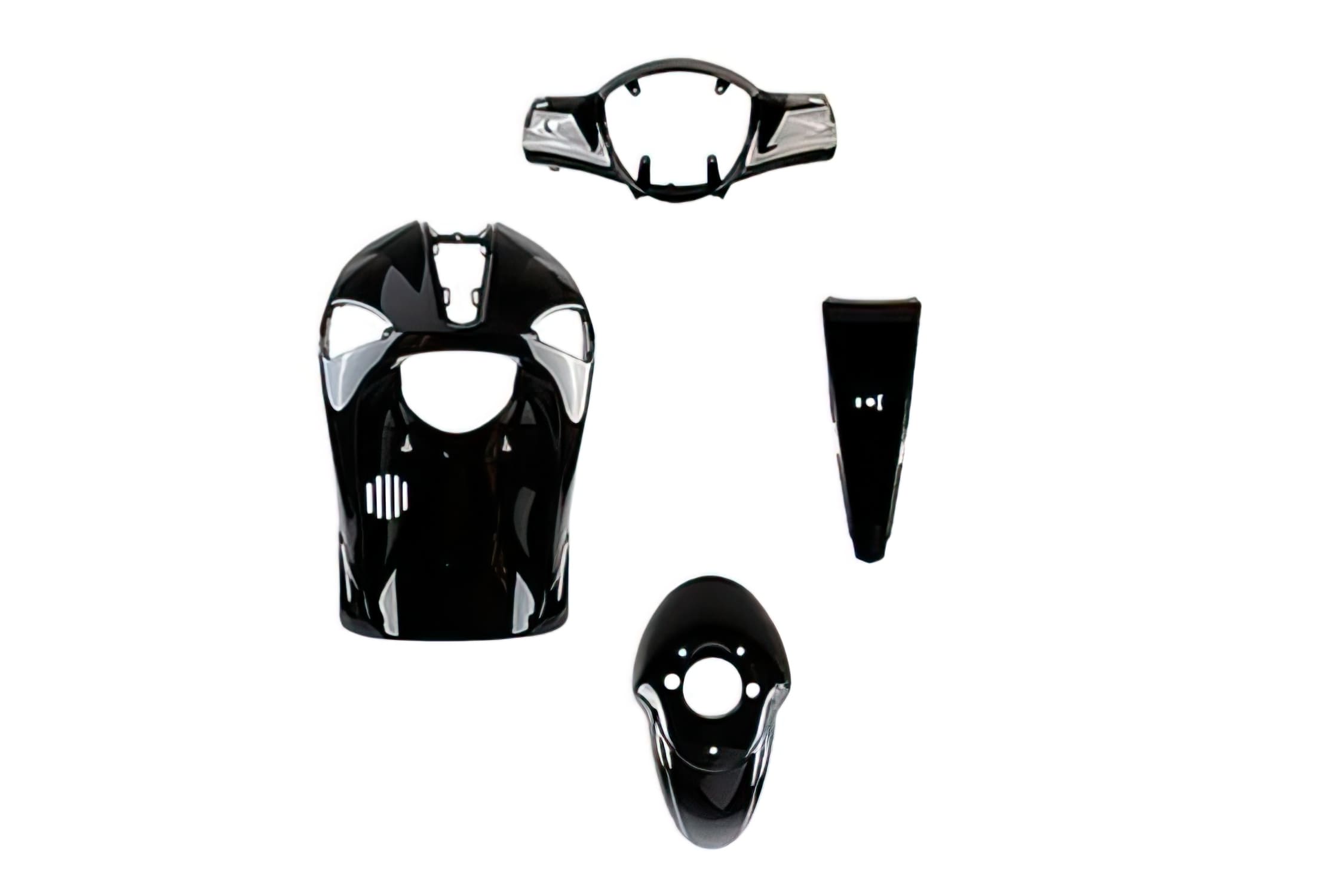 STR-952/BK Kit carena 4 pezzi nero Piaggio Liberty 2004 - 2014, COD: STR-952/BK